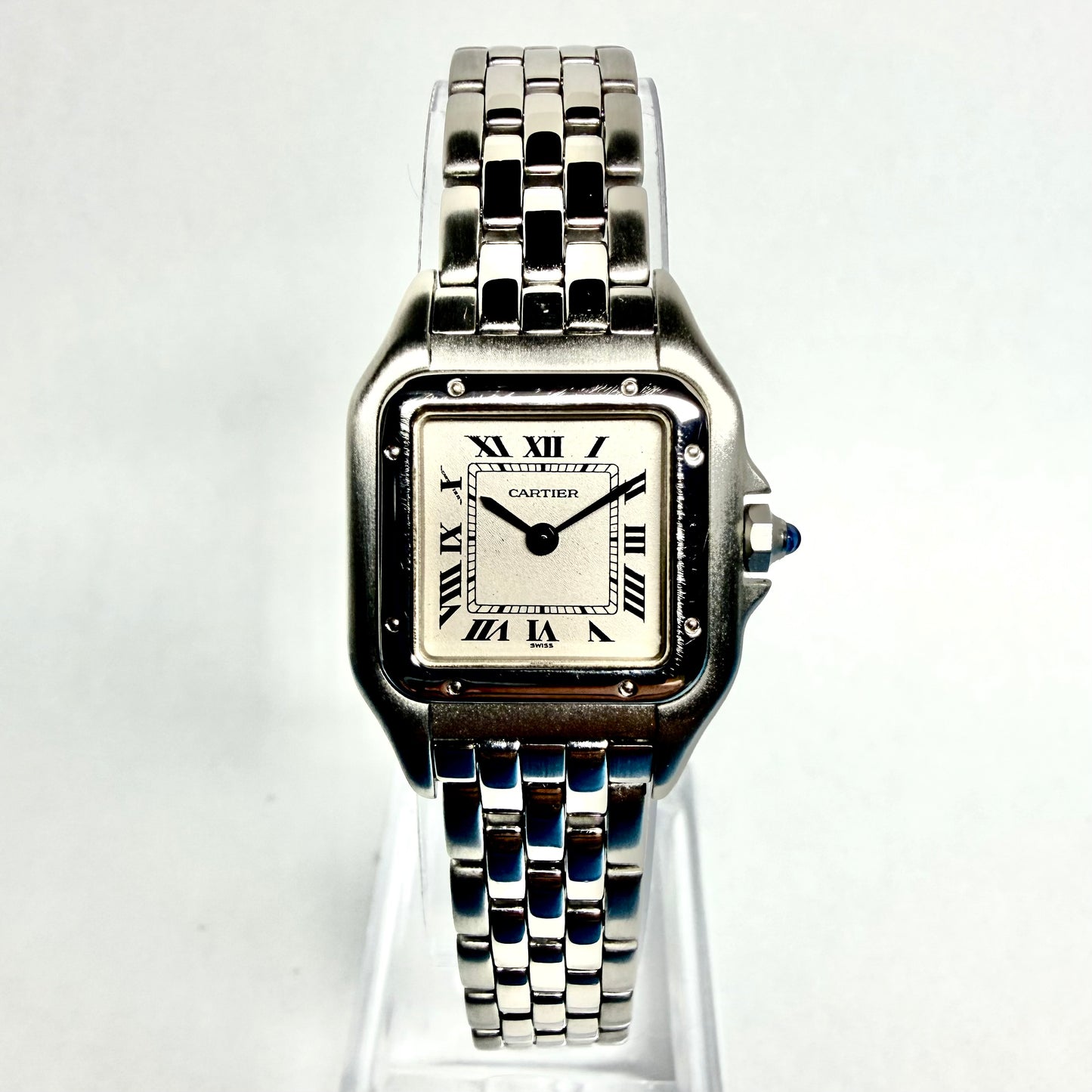 CARTIER PANTHERE Quartz 23mm Quartz Steel Watch Cream Dial