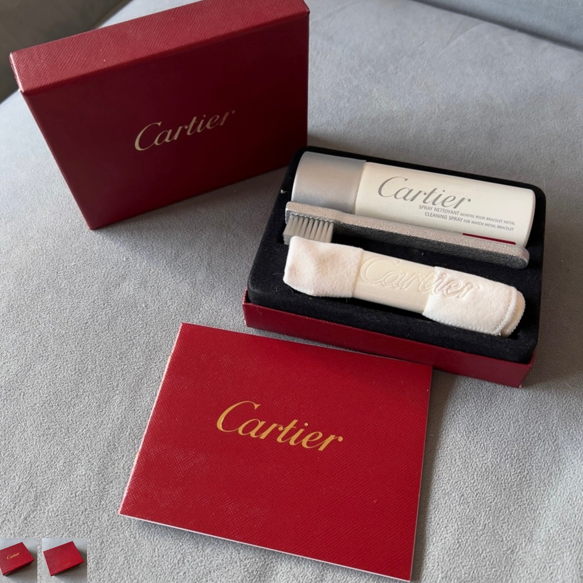 CARTIER Cleaning Kit 5x3.75x2 inches NATILUXIA