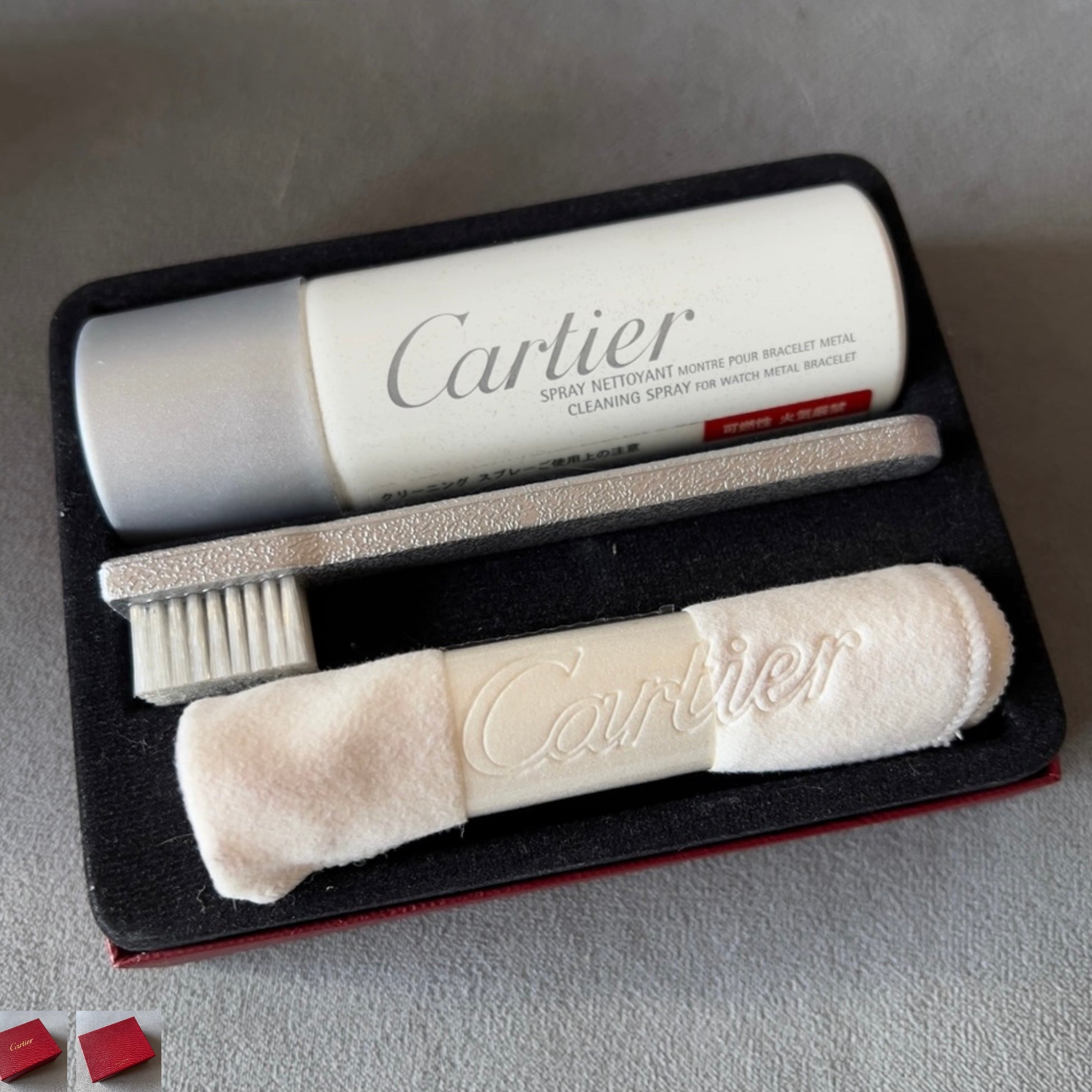 CARTIER Cleaning Kit 5x3.75x2 inches NATILUXIA