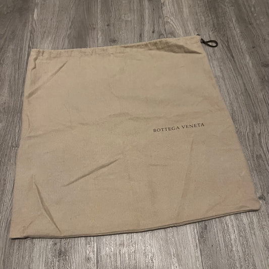BOTTEGA VENETA Tan Flannel Dust Bag Size: 18.75x18 inches