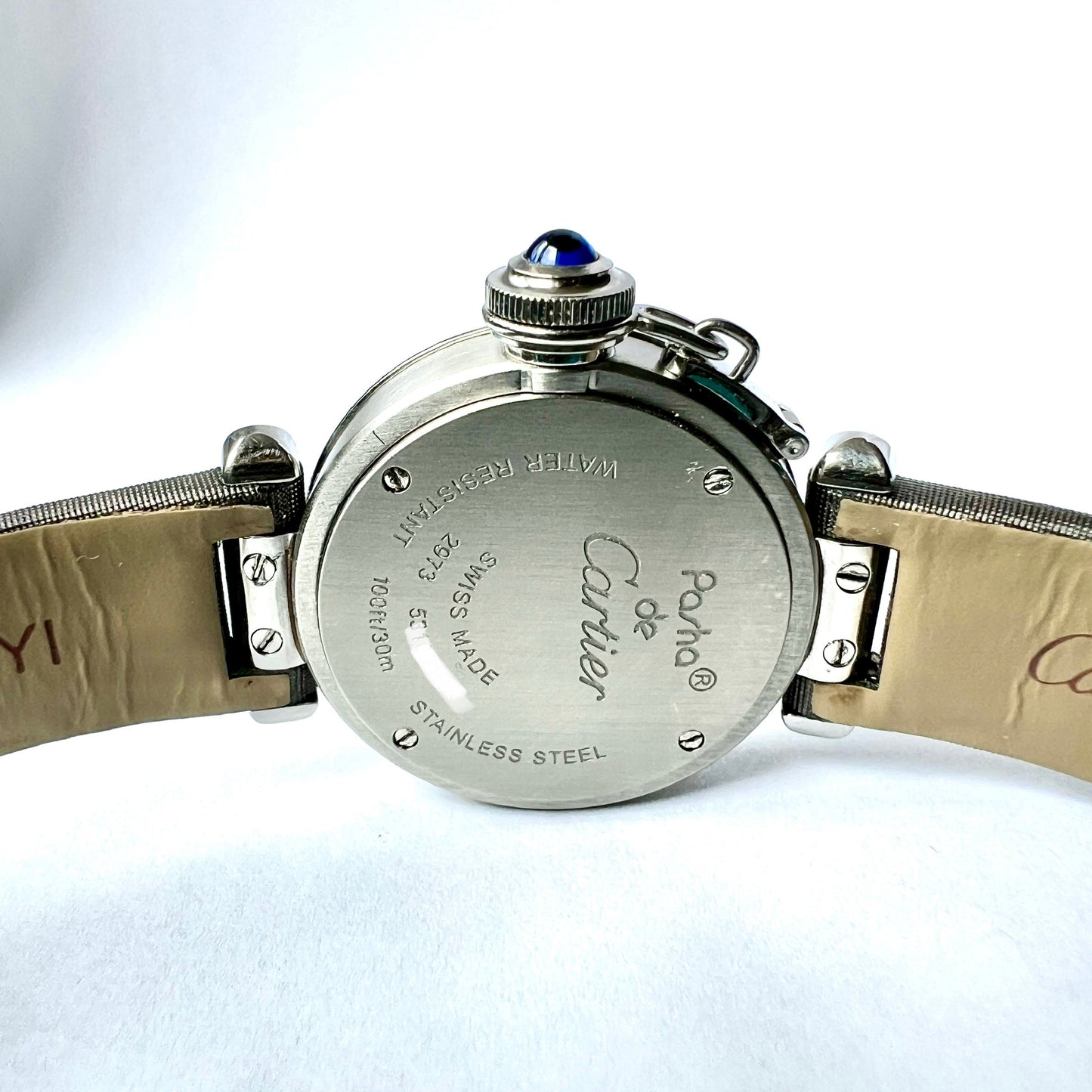 CARTIER PASHA Quartz 26mm Steel 0.89TCW DIAMOND Watch