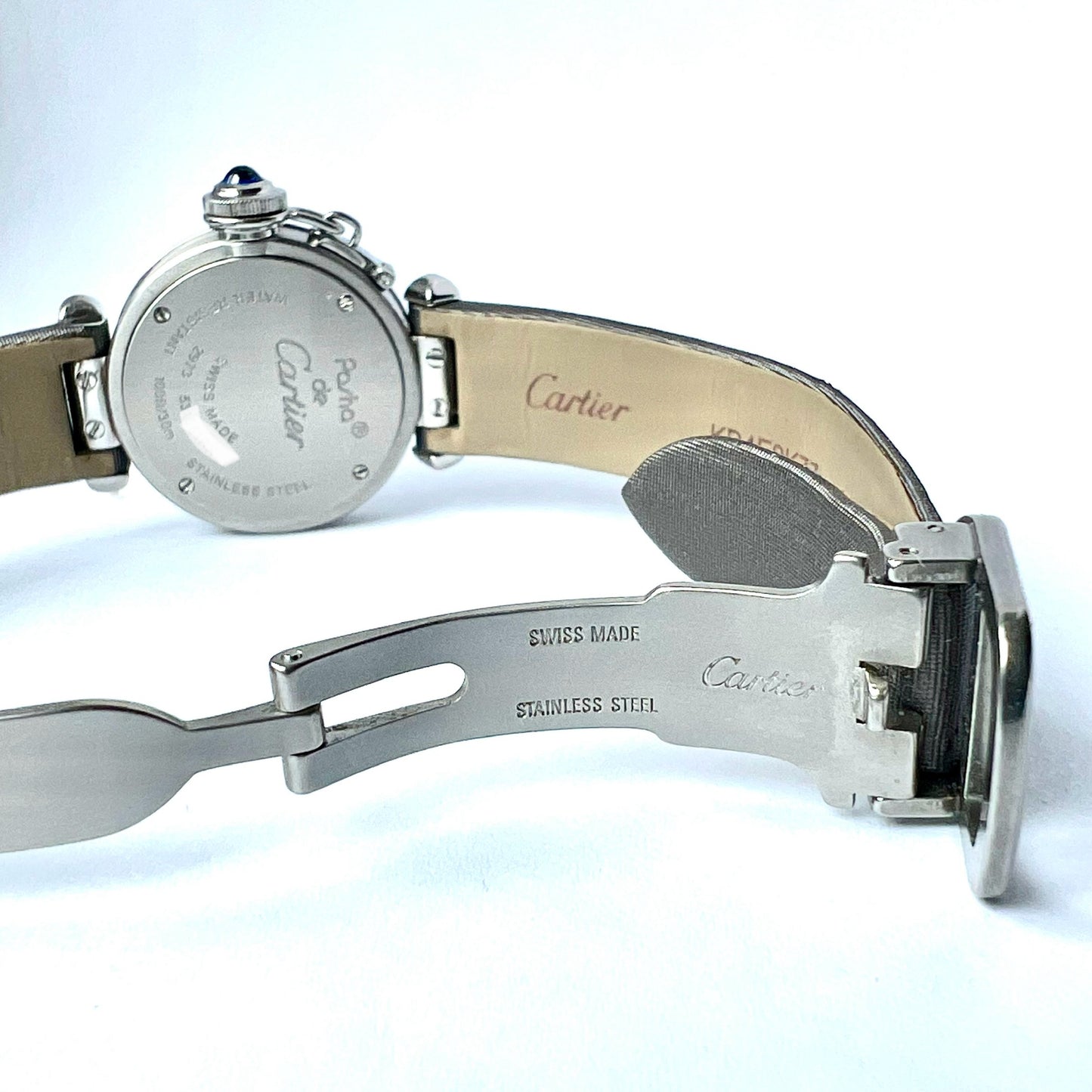 CARTIER PASHA Quartz 26mm Steel 0.89TCW DIAMOND Watch