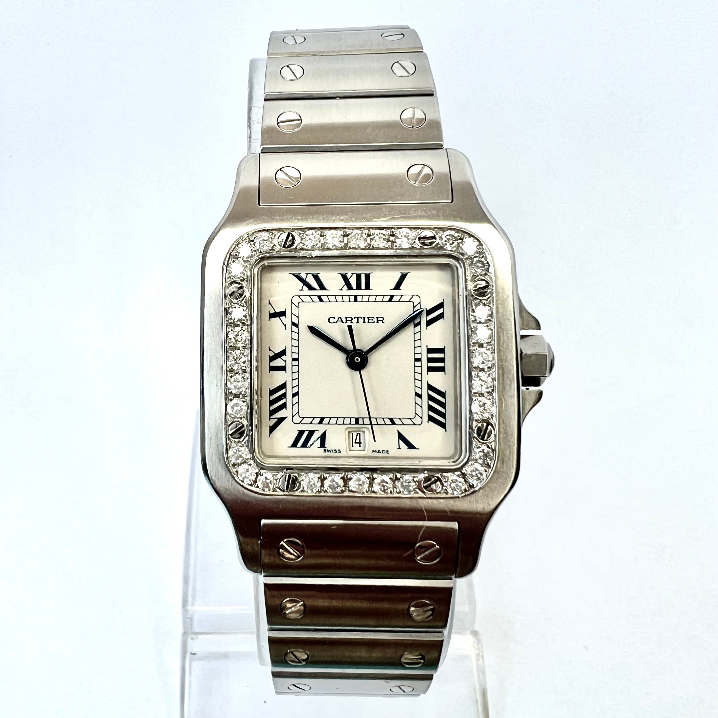 CARTIER SANTOS GALBEE Diamond Watch NATILUXIA