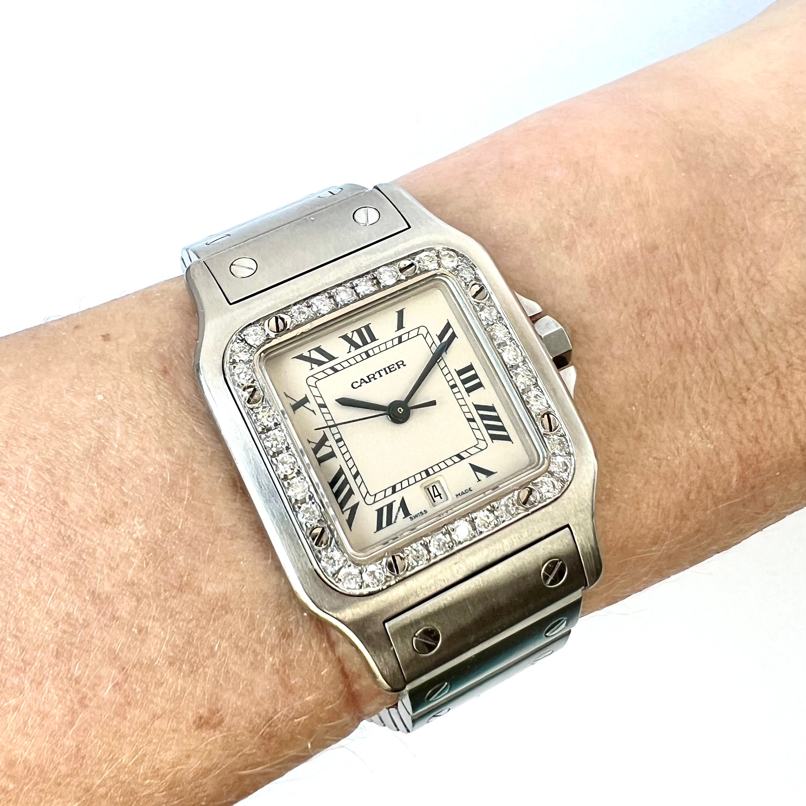 Cartier santos galbee outlet womens