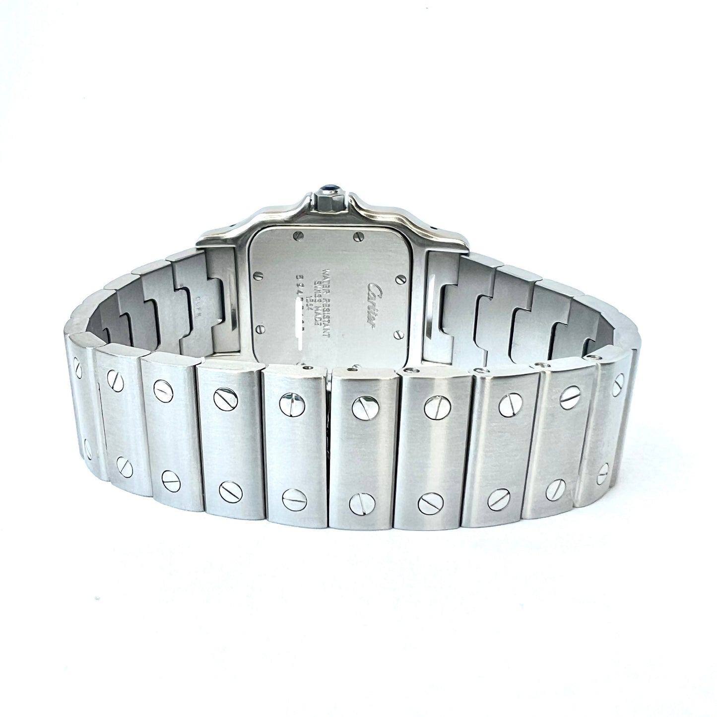 CARTIER SANTOS GALBEE 29mm Quartz Steel 0.85TCW Diamond Watch NEW Model