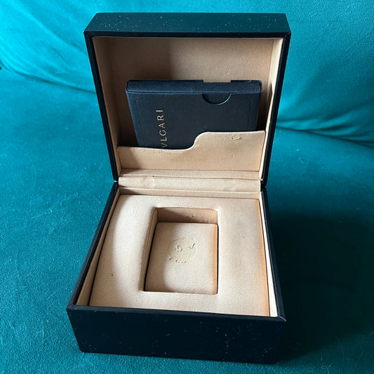 BULGARI Black Box 5.5x5.5x3.5 inches + Booklets