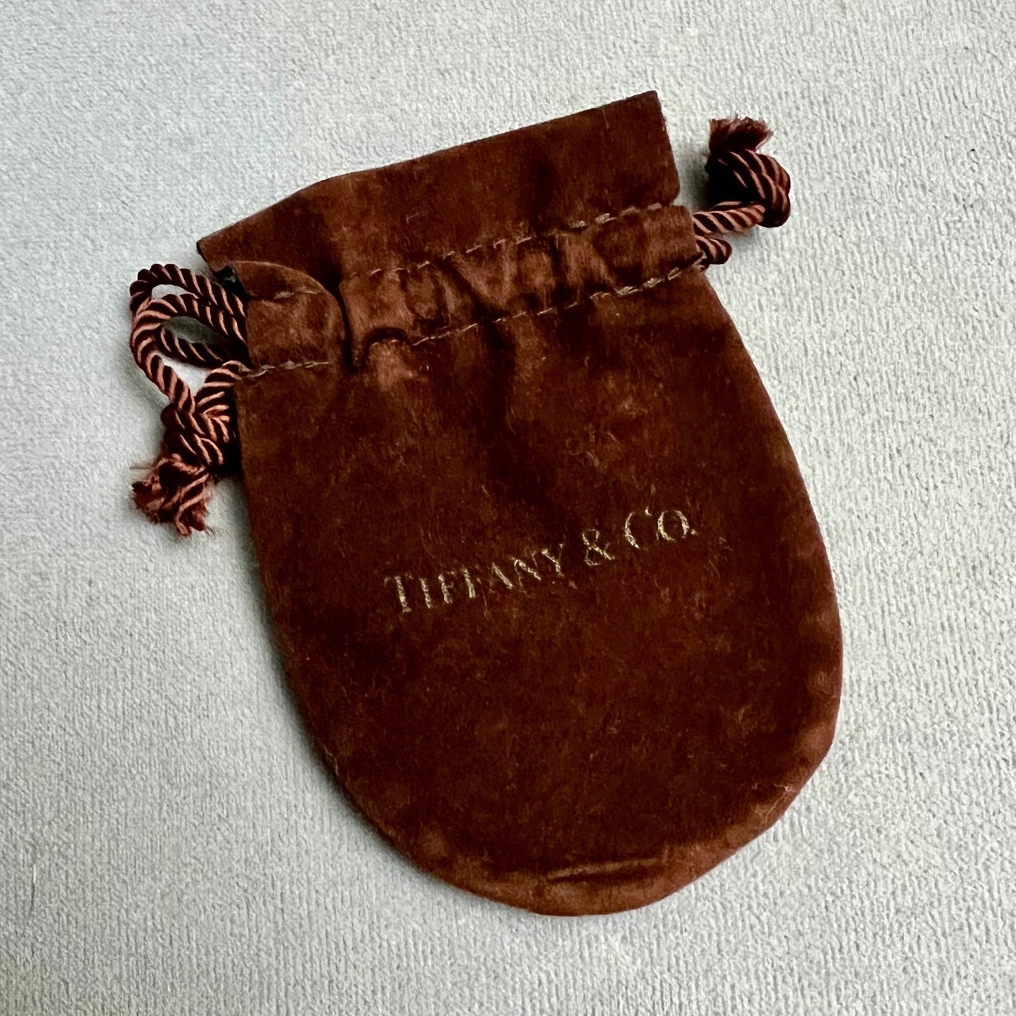 TIFFANY & Co. Brown Jewerly Pouch