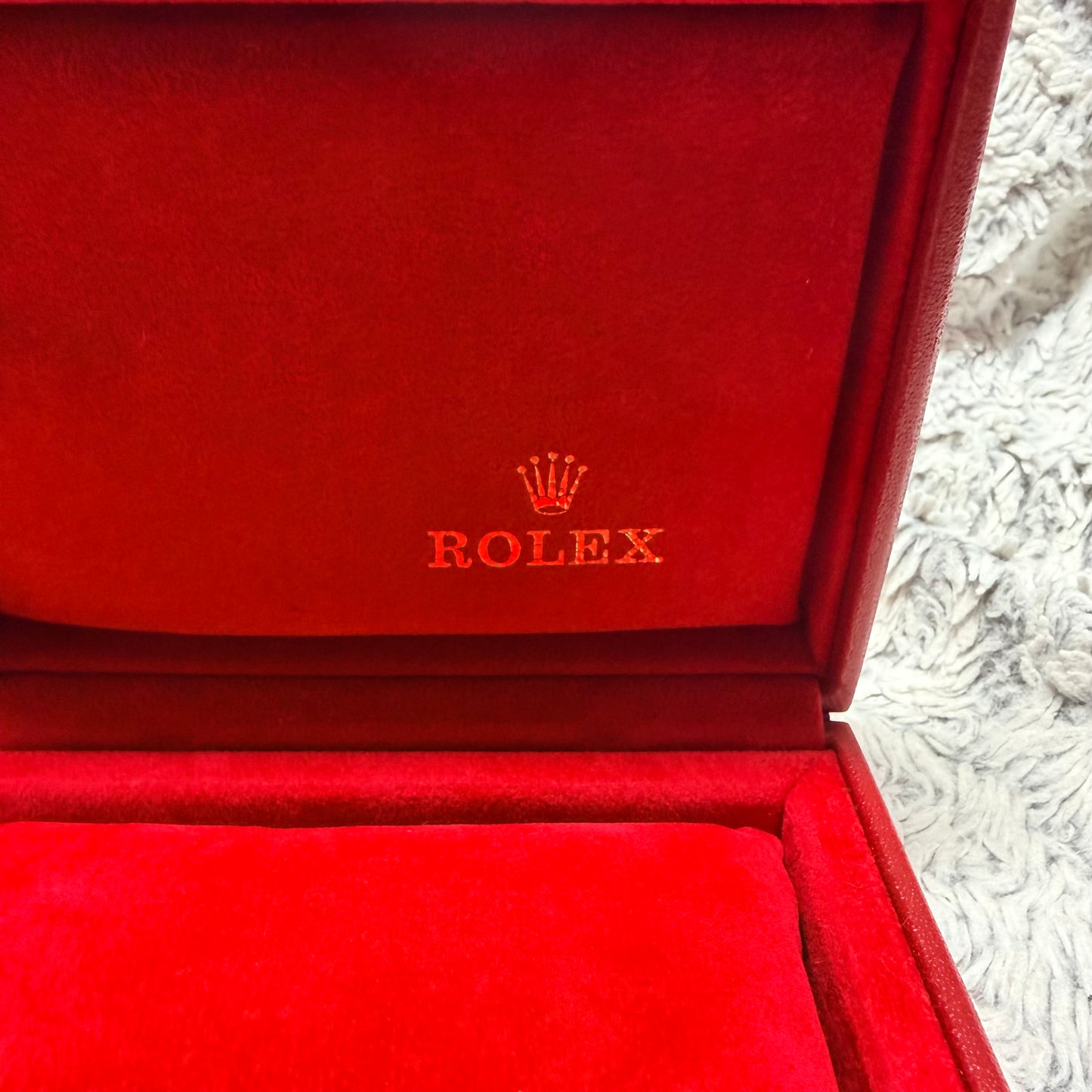 ROLEX Red Box + Outer Box 5.60x4.5x2.40 inches