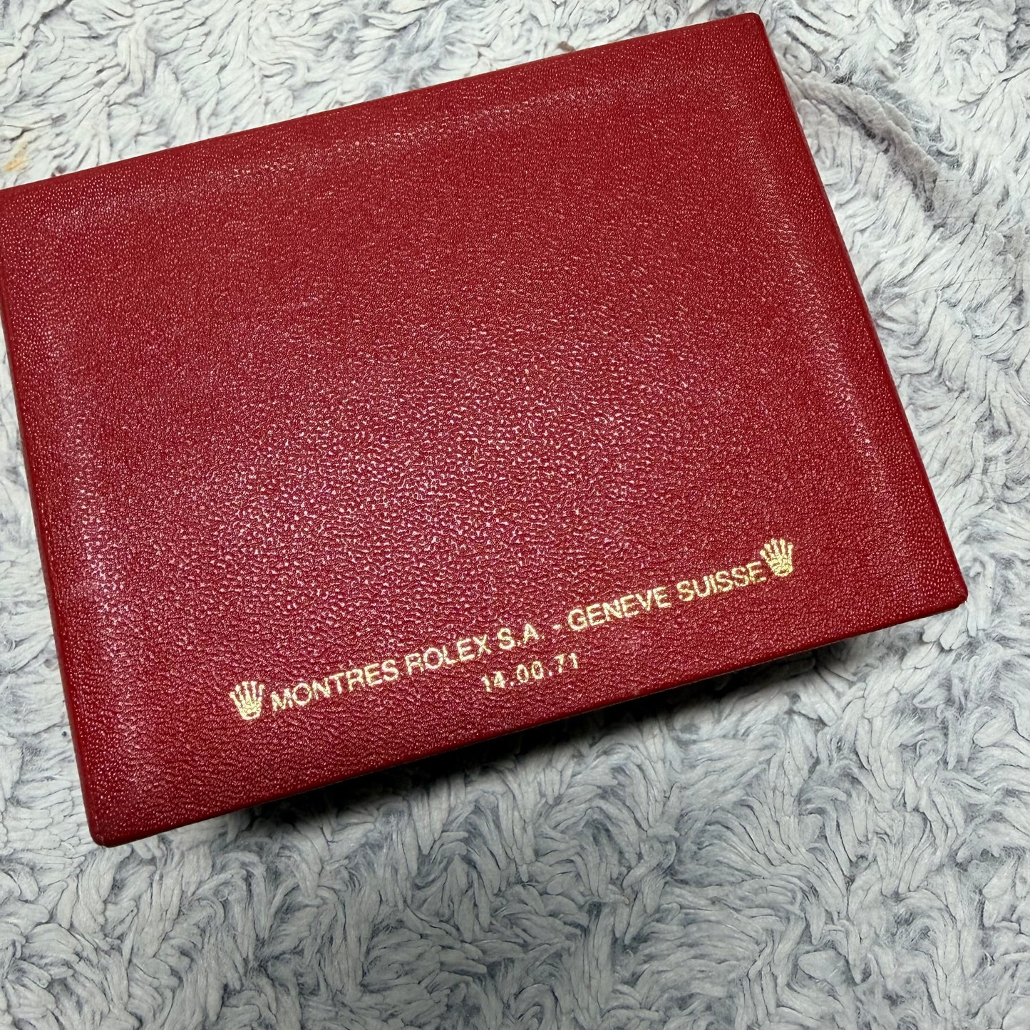 ROLEX Red Box + Outer Box 5.60x4.5x2.40 inches