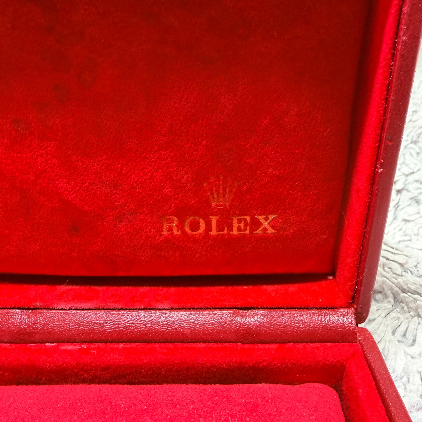 ROLEX Red Box 5.25x4.10x2 inches