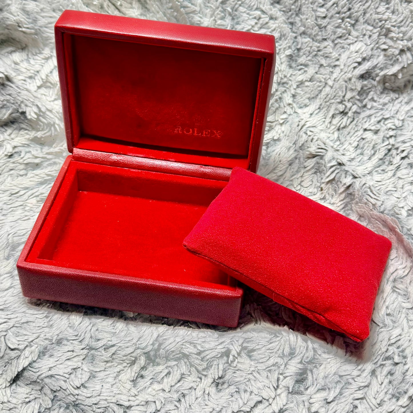 ROLEX Red Box 5.25x4.10x2 inches