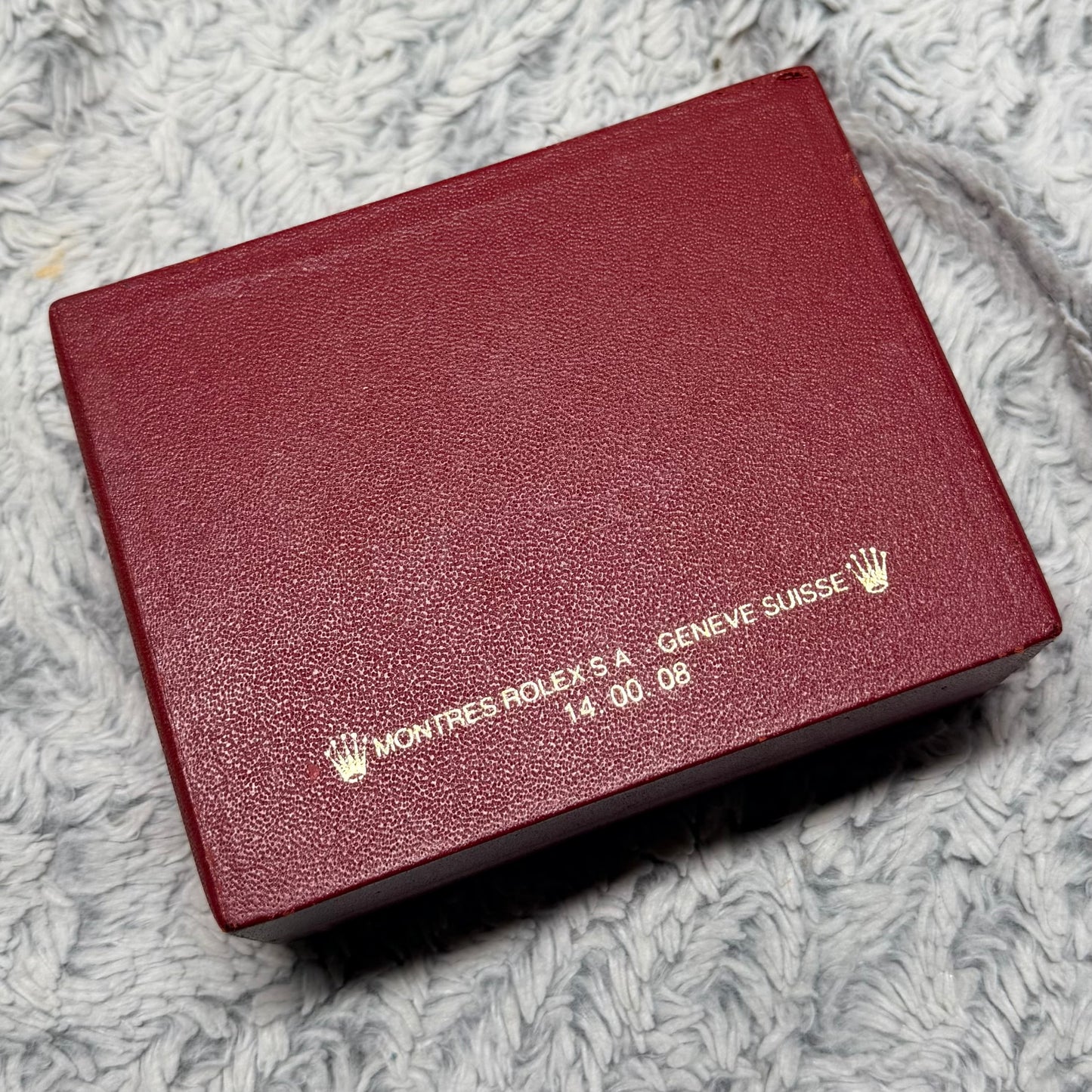 ROLEX Red Box 5.25x4.10x2 inches
