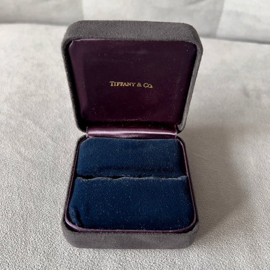 TIFFANY & CO. Ring Cufflinks Earrings Box 2.75x2.75x1.5 inches