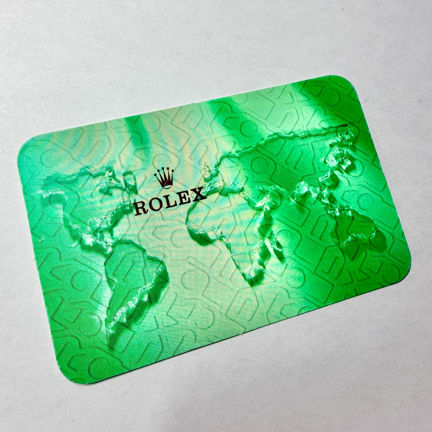 ROLEX Calendar Card 2001-2002