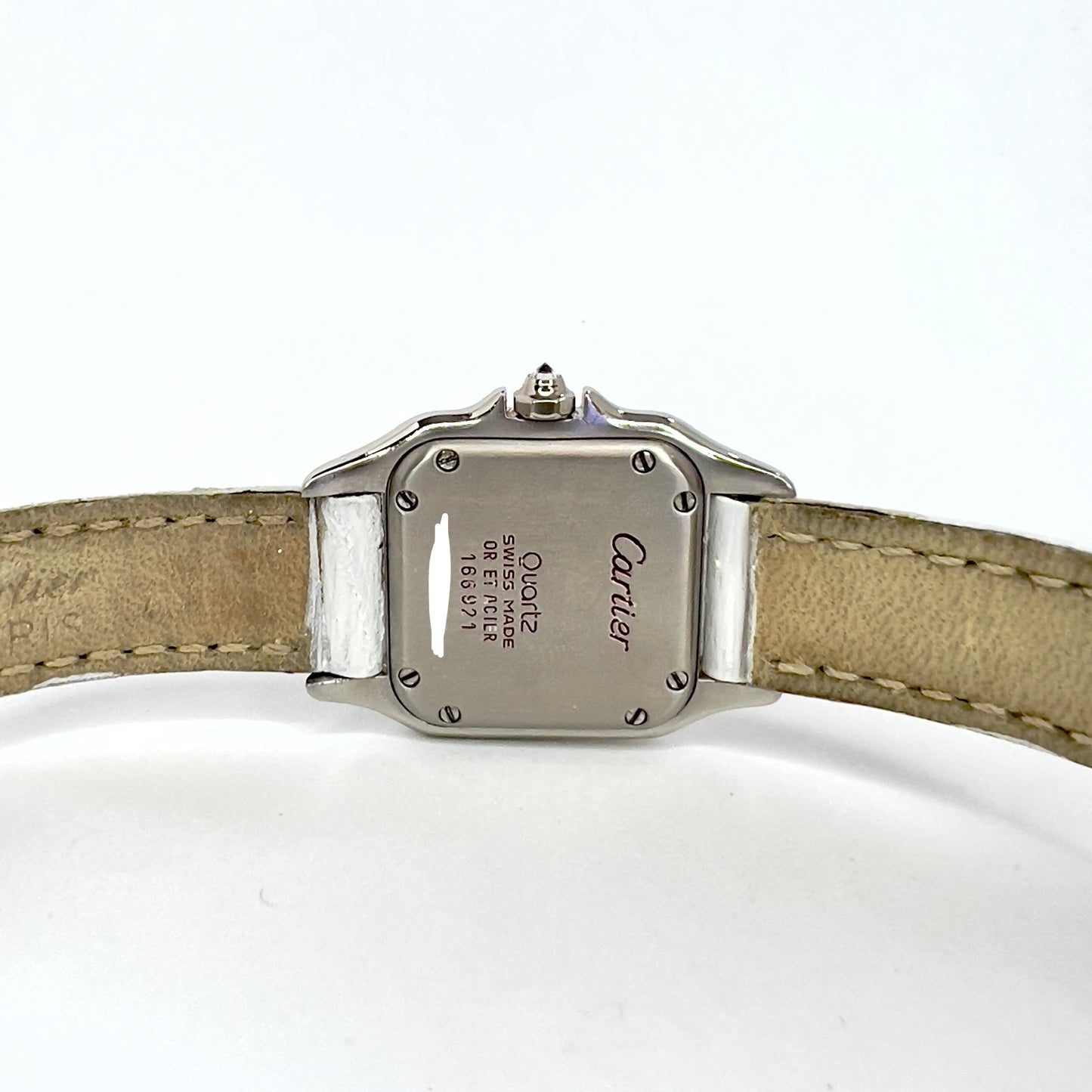 CARTIER PANTHERE 23mm Quartz 2 Tone 0.88TCW DIAMOND Watch White Dial