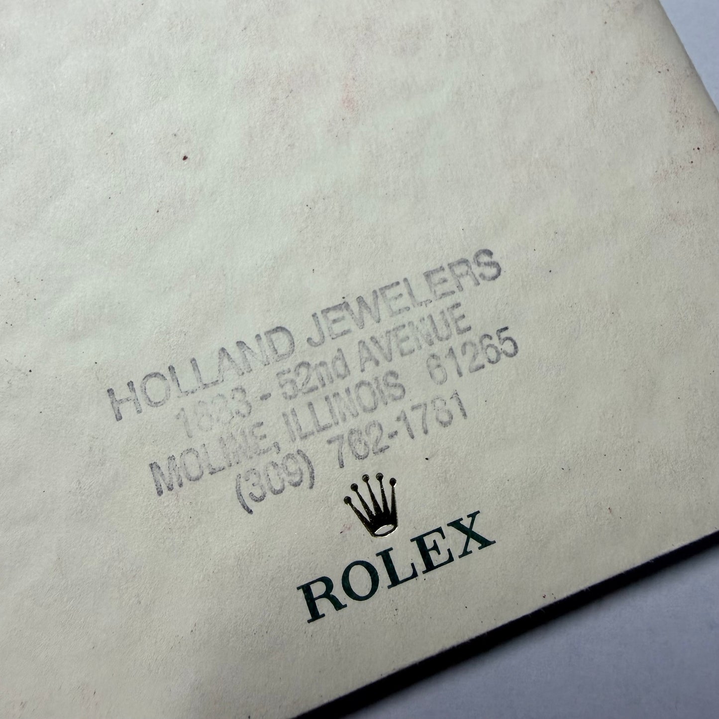 ROLEX Oyster Perpetual Booklet 2003 English
