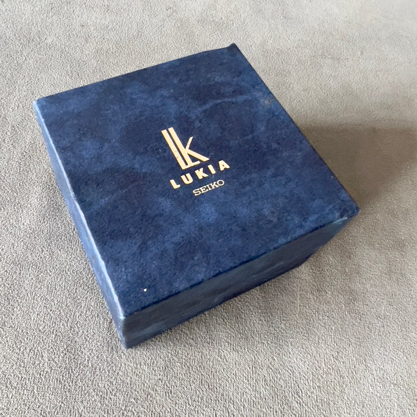 LUKIA SEIKO Box + Booklet 4x3x3 inches