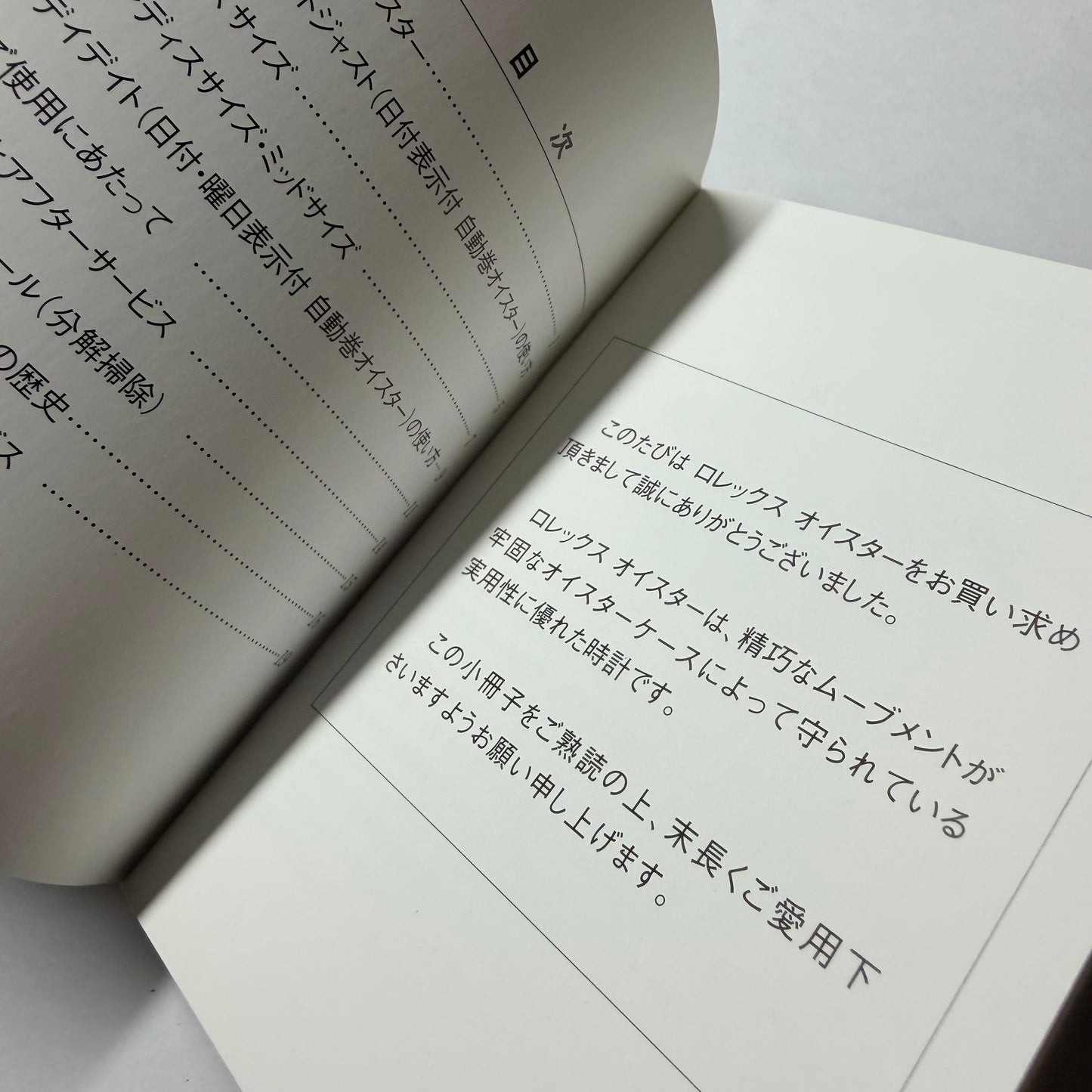 ROLEX Oyster Booklet 2009 Japanese