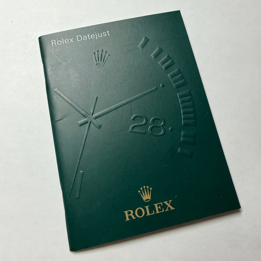 ROLEX Datejust Booklet 2003 English
