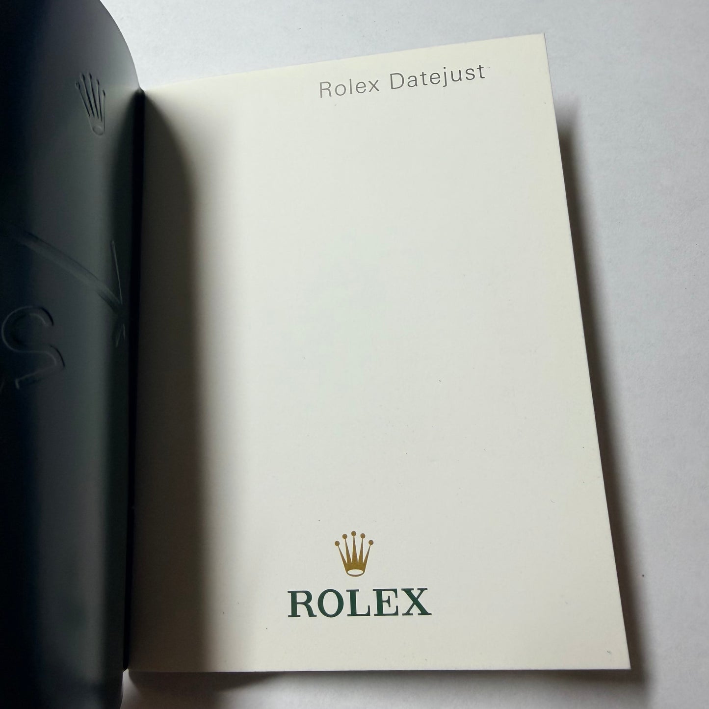 ROLEX Datejust Booklet 2005 English
