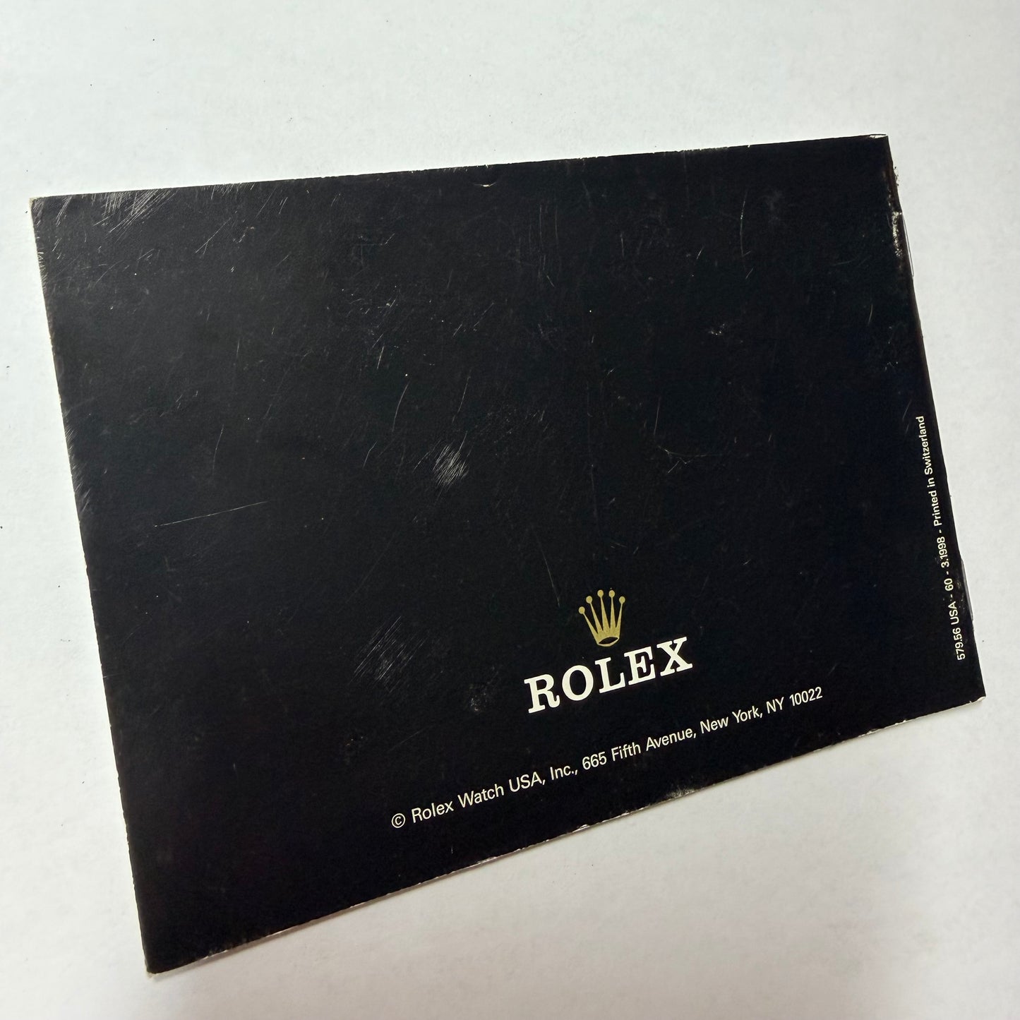 ROLEX Oyster 1998 Booklet/Pamphlet English
