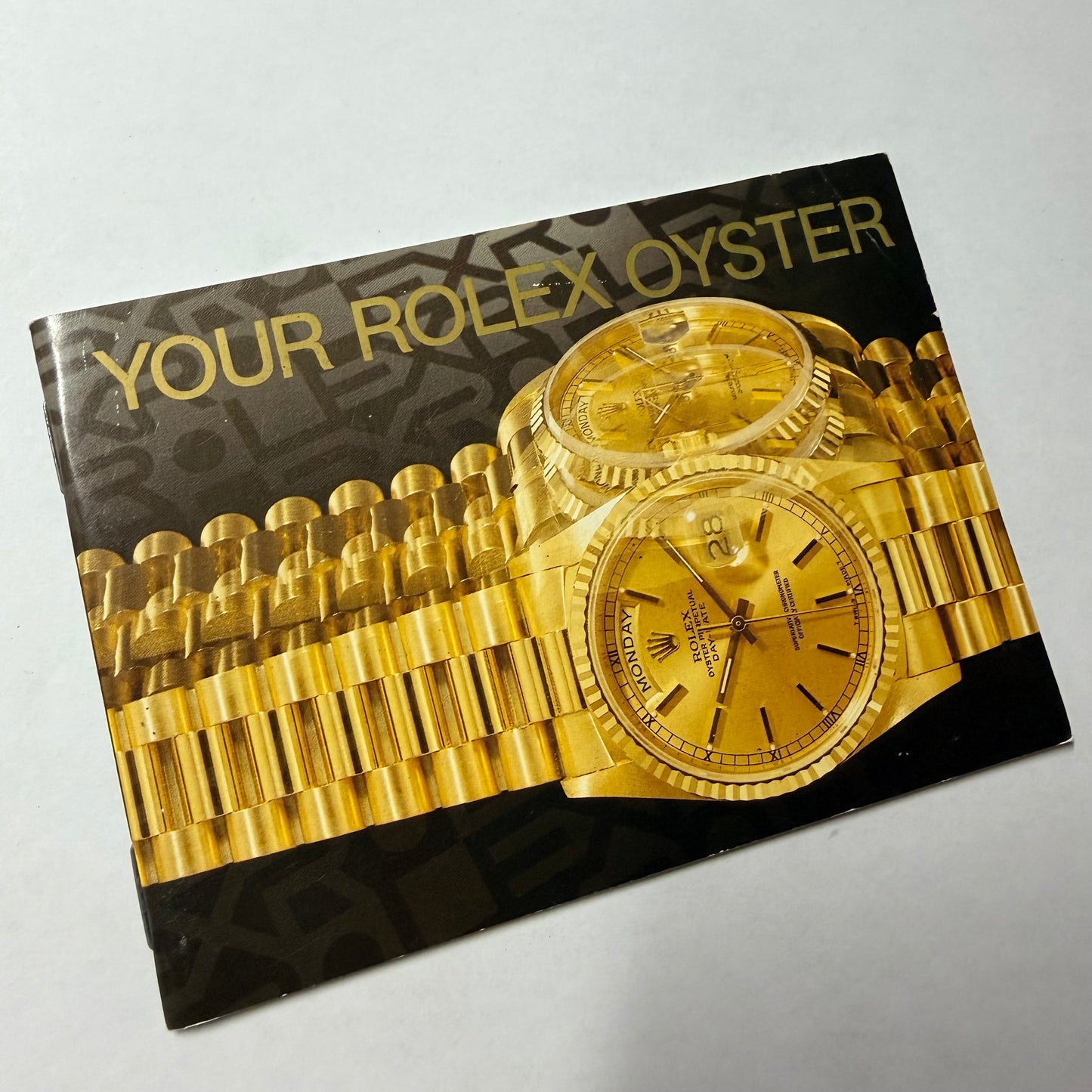 ROLEX Oyster 1992 Booklet/Pamphlet English