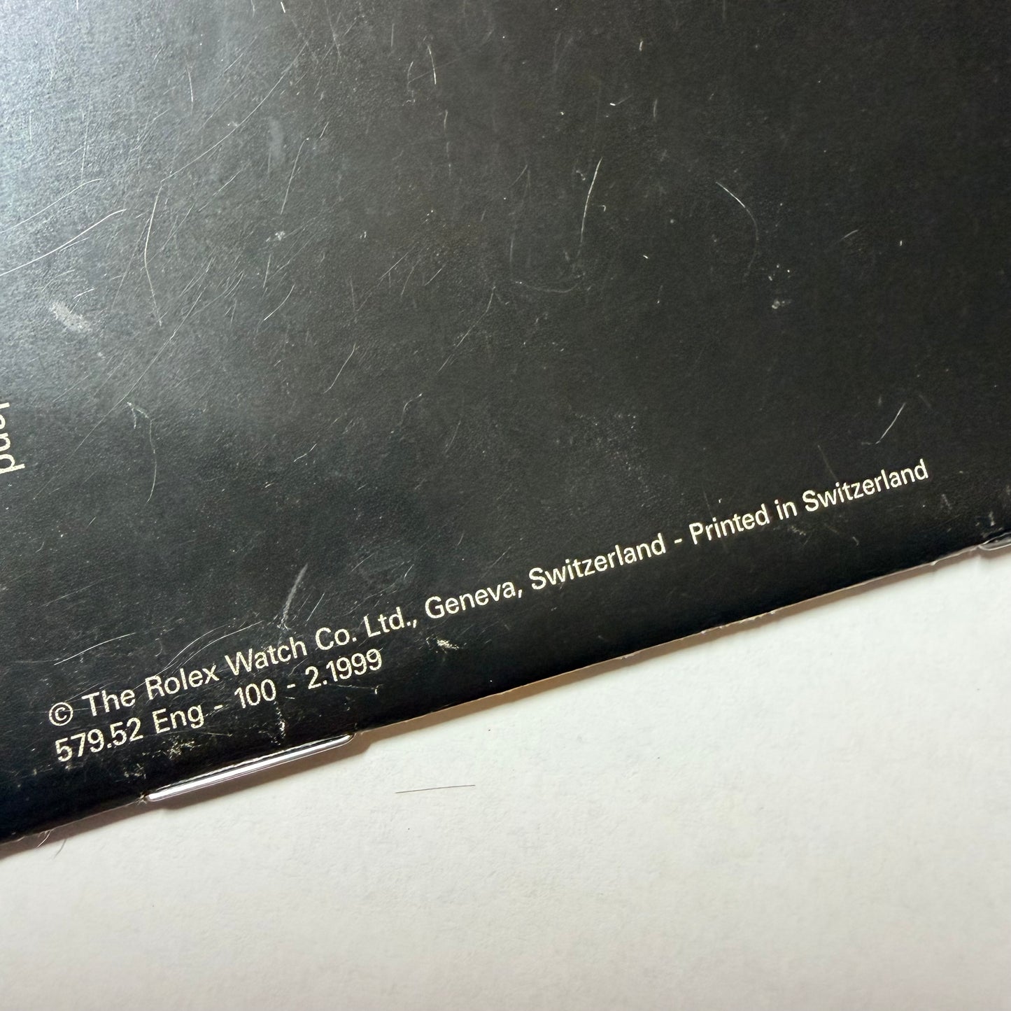 ROLEX Oyster 1995 Booklet/Pamphlet English