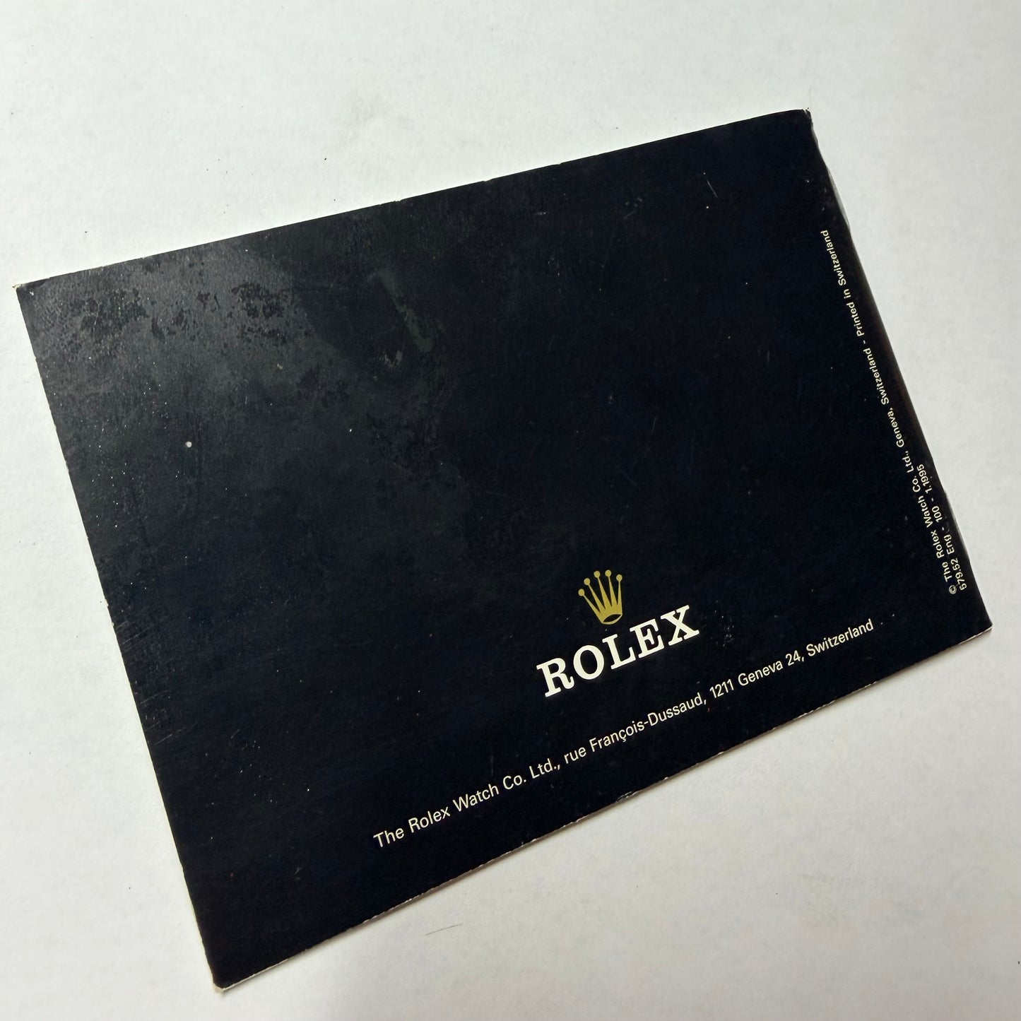 ROLEX Oyster 1995 Booklet/Pamphlet English