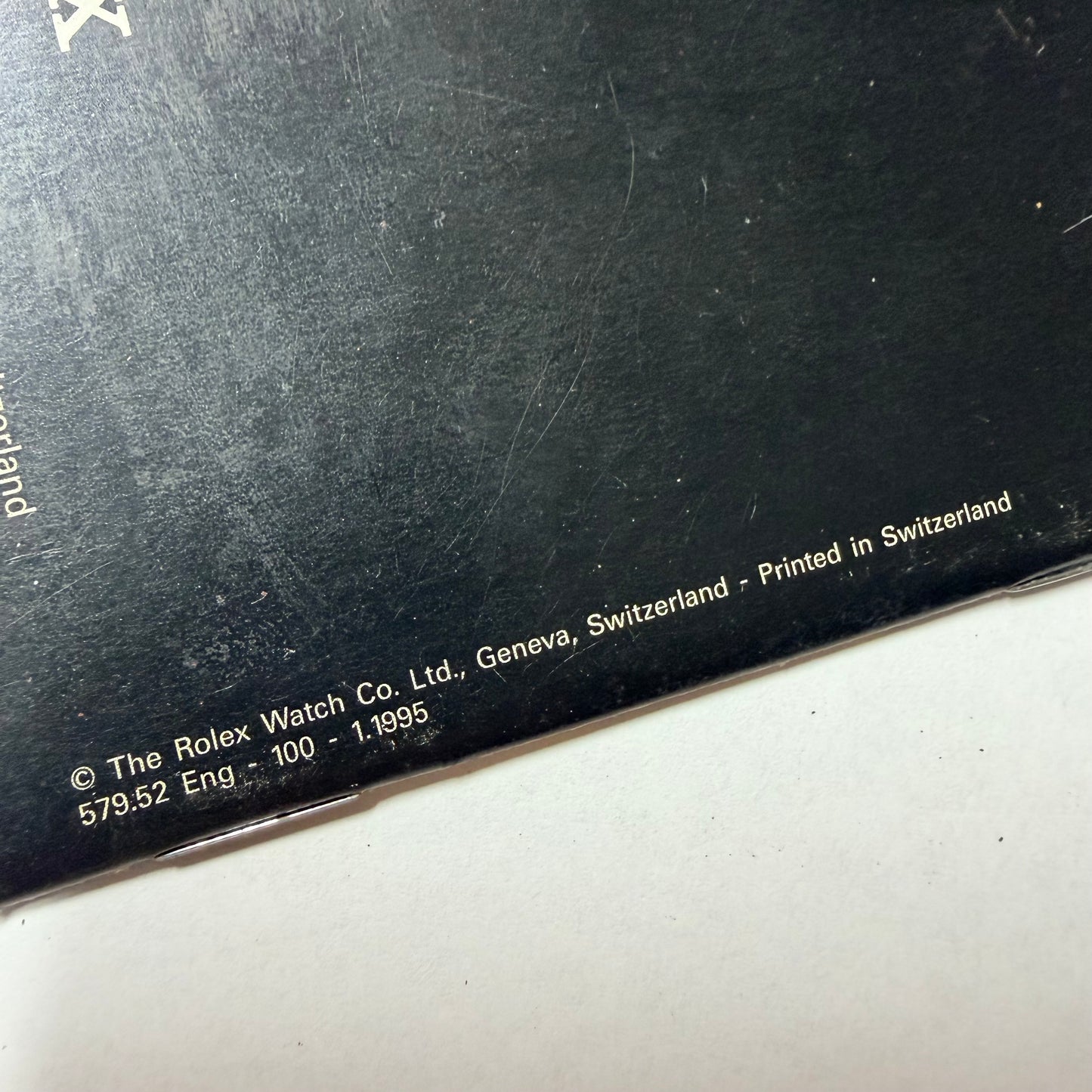 ROLEX Oyster 1995 Booklet/Pamphlet English