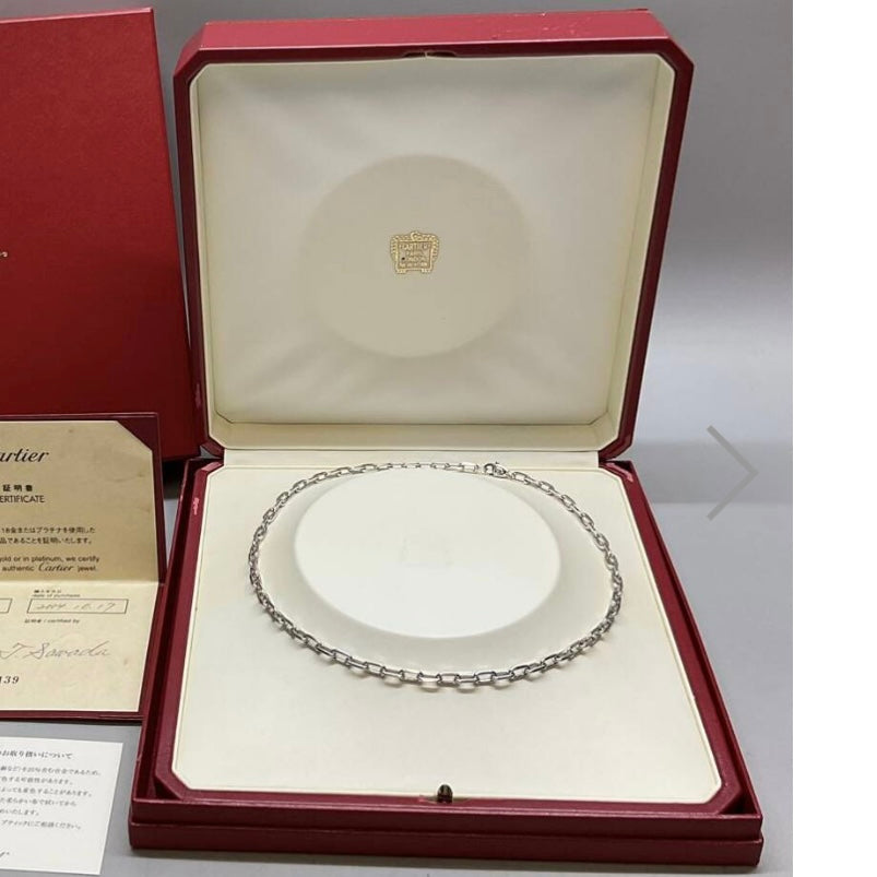 Vintage CARTIER Necklace Box 8.75x7.5x2 inches