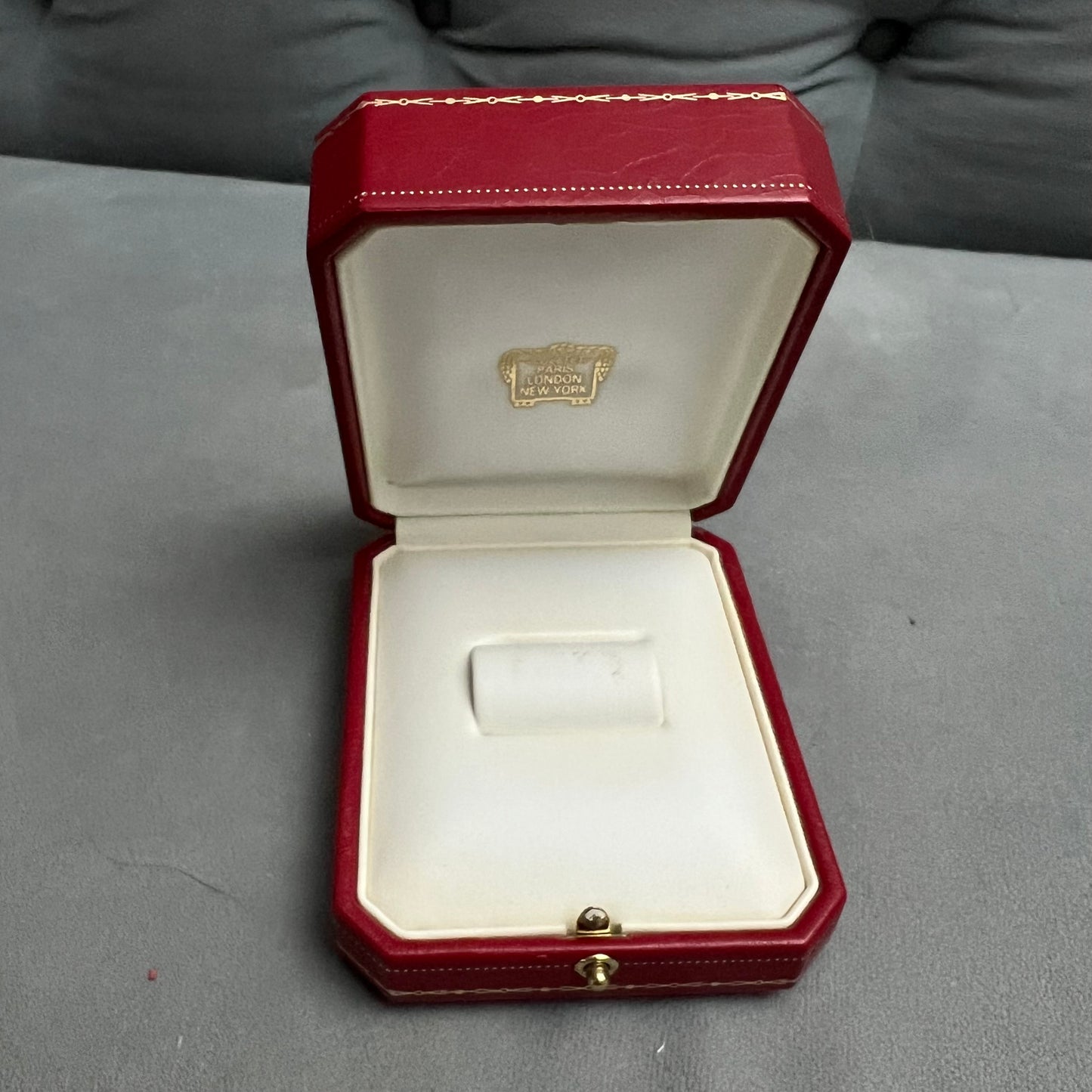 CARTIER Ring Box + Outer Box 4.40x3.60x2 inches