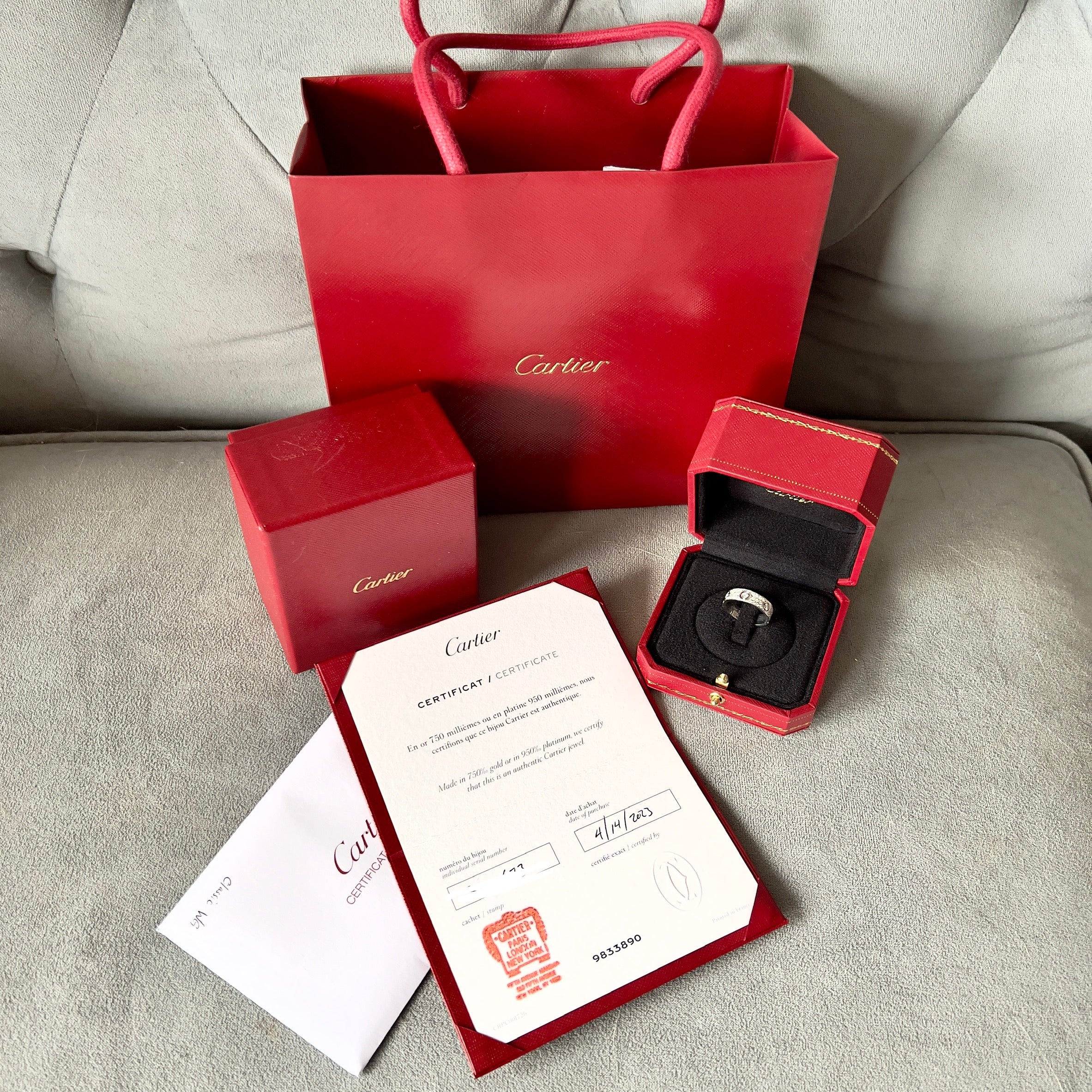 Shop cartier love outlet ring