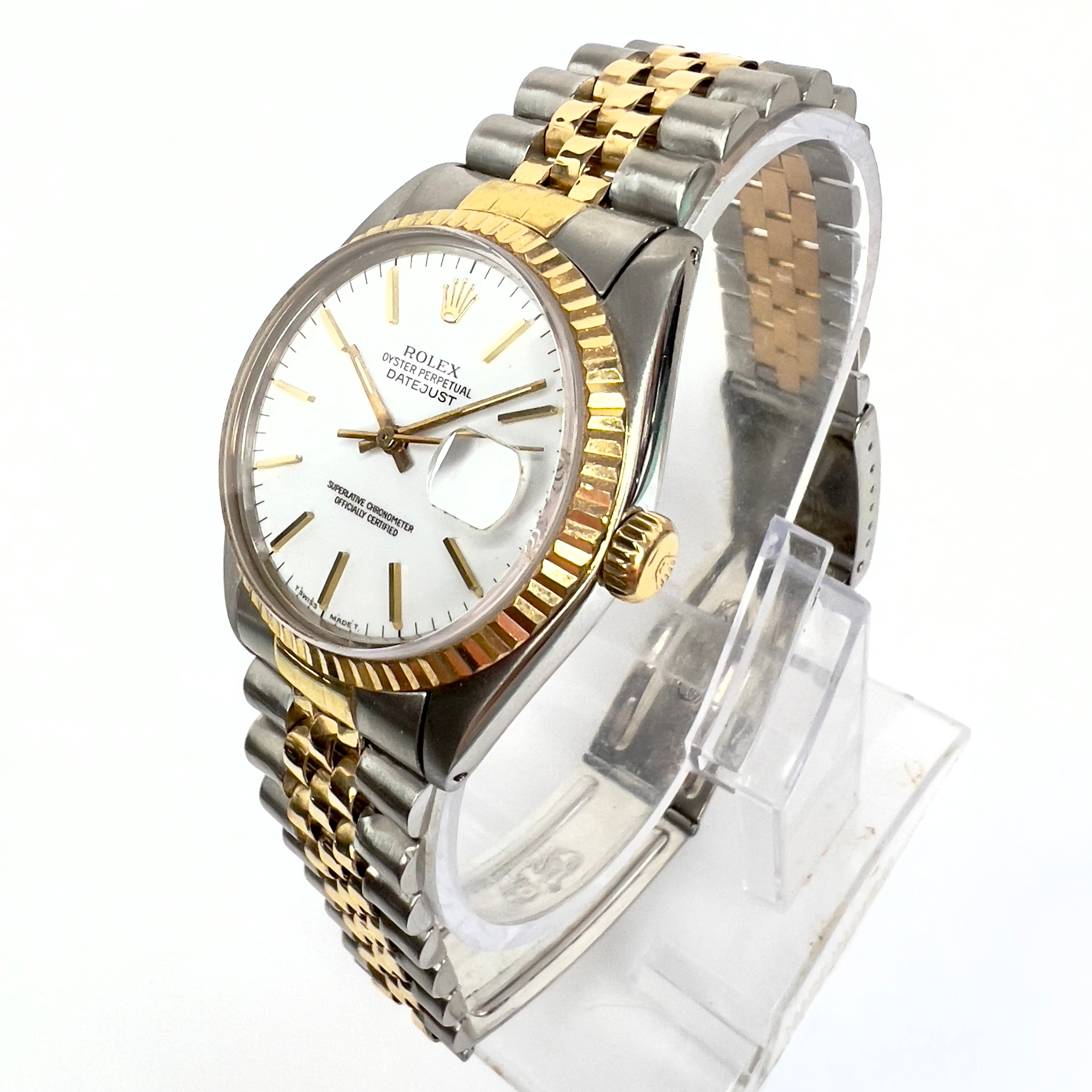 ROLEX DATEJUST Automatic 36mm 2 Tone Watch Jubilee Bracelet