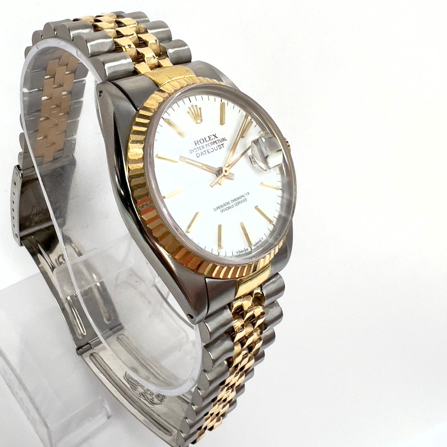 ROLEX DATEJUST Automatic 36mm 2 Tone Watch Jubilee Bracelet