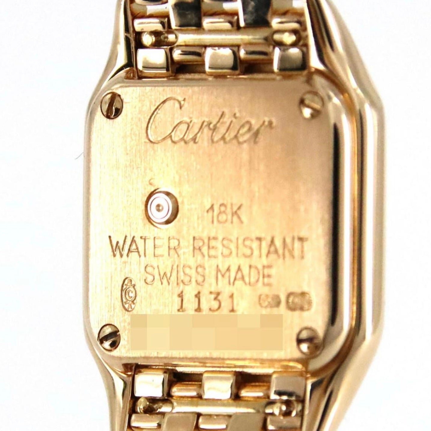 CARTIER PANTHERE Mini Quartz 17mm 18K Yellow Gold ~5TCW DIAMOND Watch