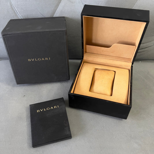 BULGARI Box + Booklets + Filled Certificate + Outer Box