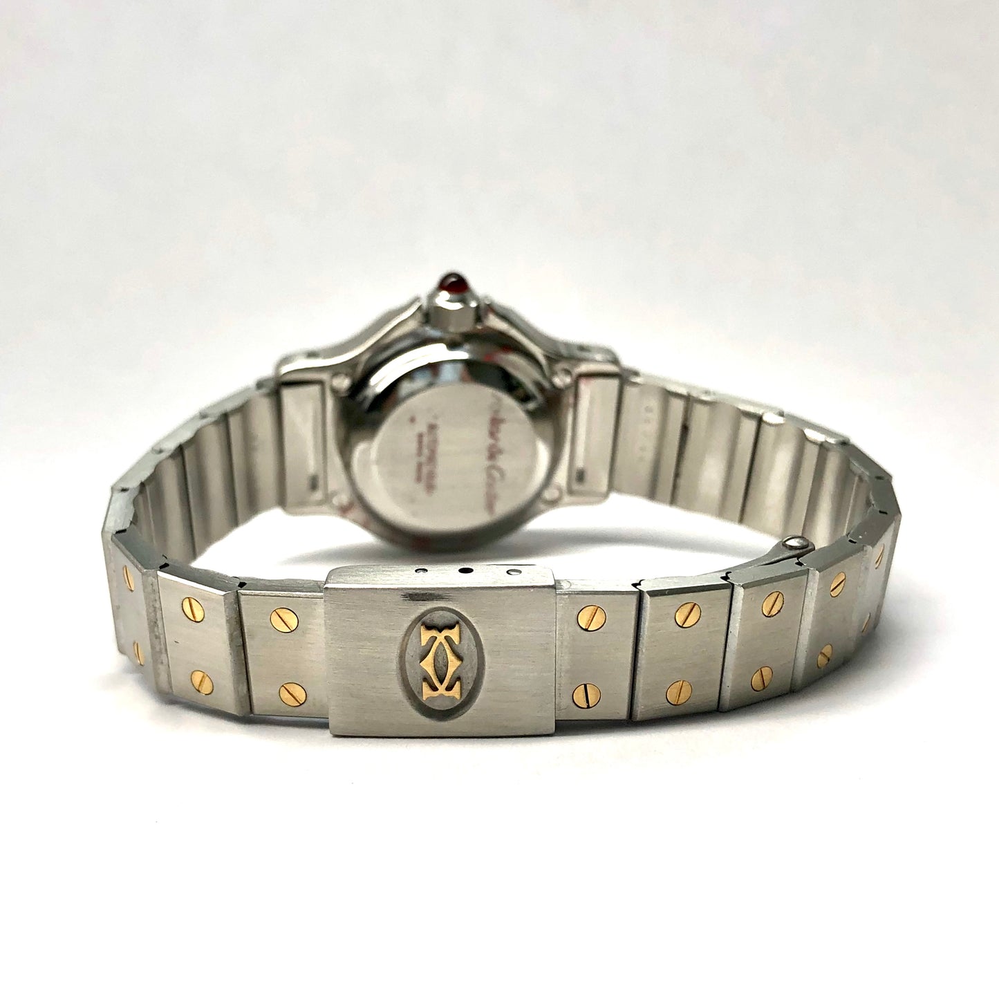 CARTIER SANTOS OCTAGON Automatic 25mm 2 Tone 0.40TCW Diamond Watch