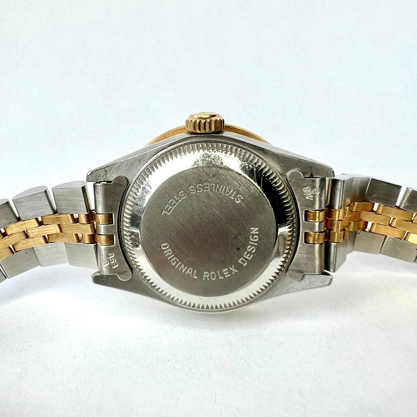 ROLEX Oyster Perpetual DATE Automatic 27.5mm 2 Tone Diamond Watch