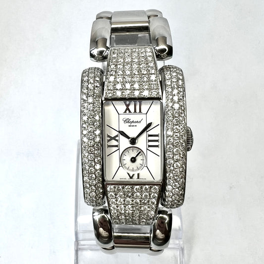 CHOPARD LA STRADA Quartz 23mm Steel 3.3TCW Diamond Watch