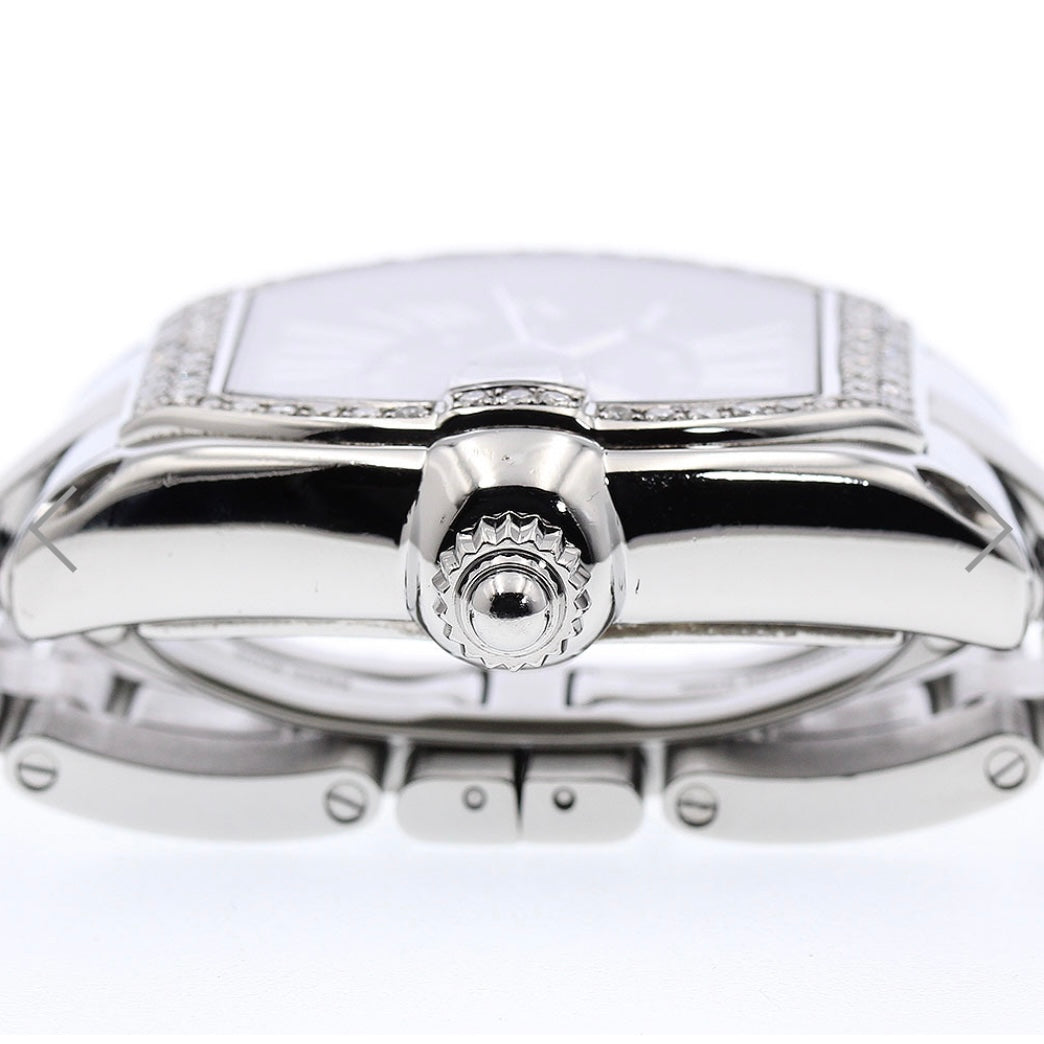 CARTIER ROADSTER 2510 Automatic 38mm Steel 1.18TCW DIAMOND Watch