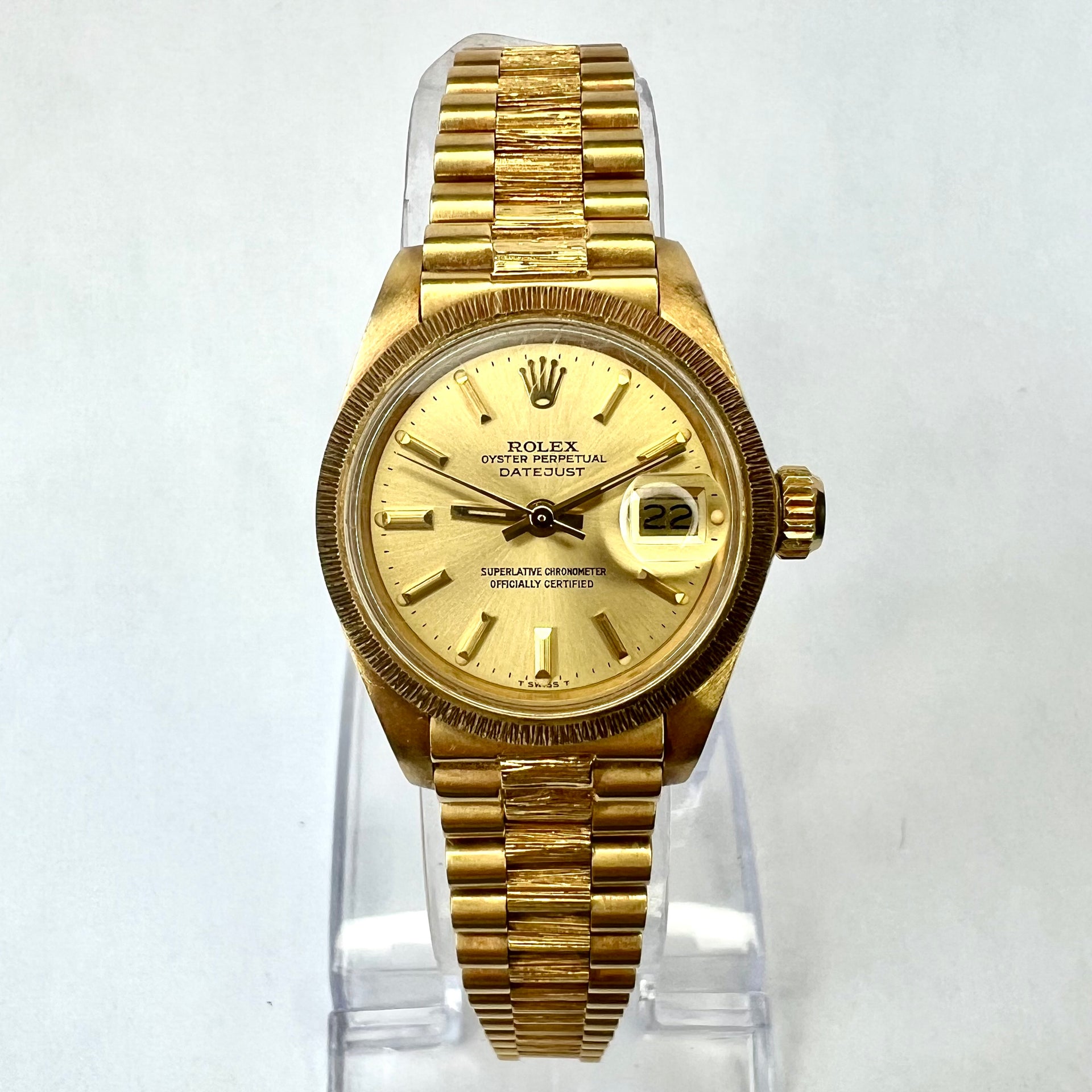 ROLEX OYSTER PERPETUAL DATEJUST Presidential 26mm 18K Yellow Gold 