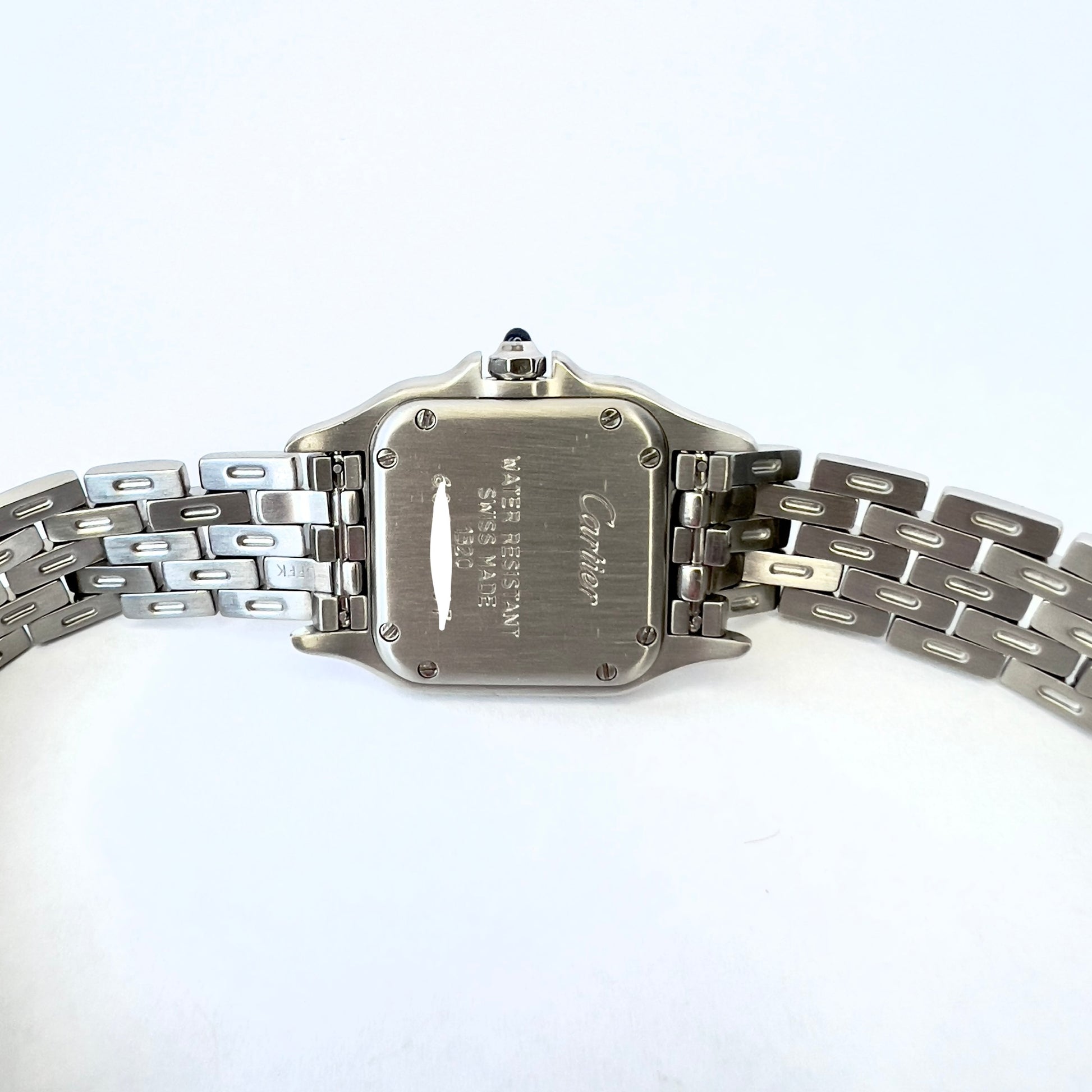 CARTIER PANTHERE Quartz 23mm Steel 0.55TCW Diamond Watch