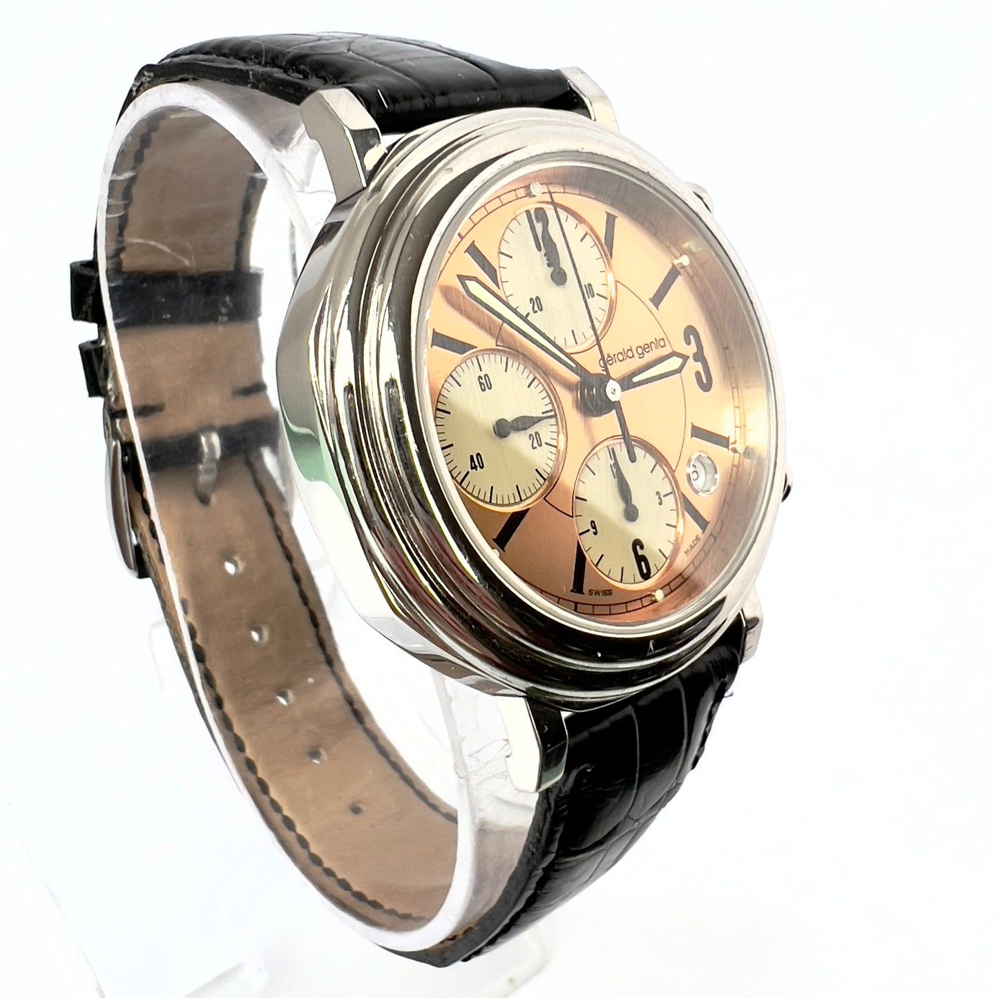 GÉRALD GENTA OCTO Chronograph Automatic 40mm Steel Watch 