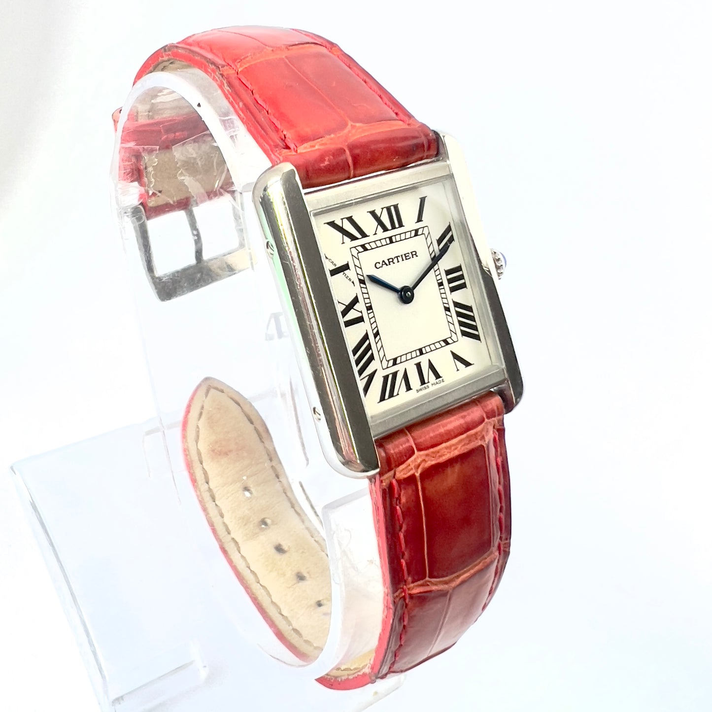 CARTIER TANK SOLO Quartz 24mm Steel WatchCARTIER TANK SOLO Quartz 24mm Steel Watch