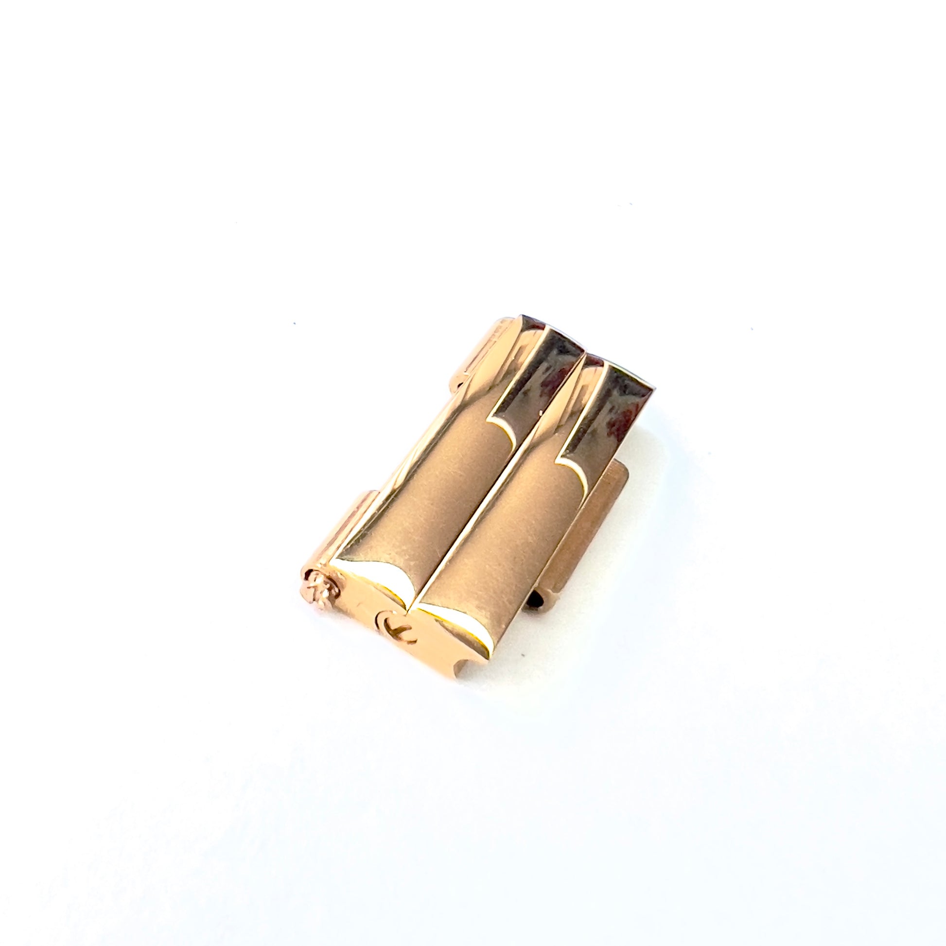 CARTIER BAIGNOIRE 18K Rose Gold Complete Short Link 17mm