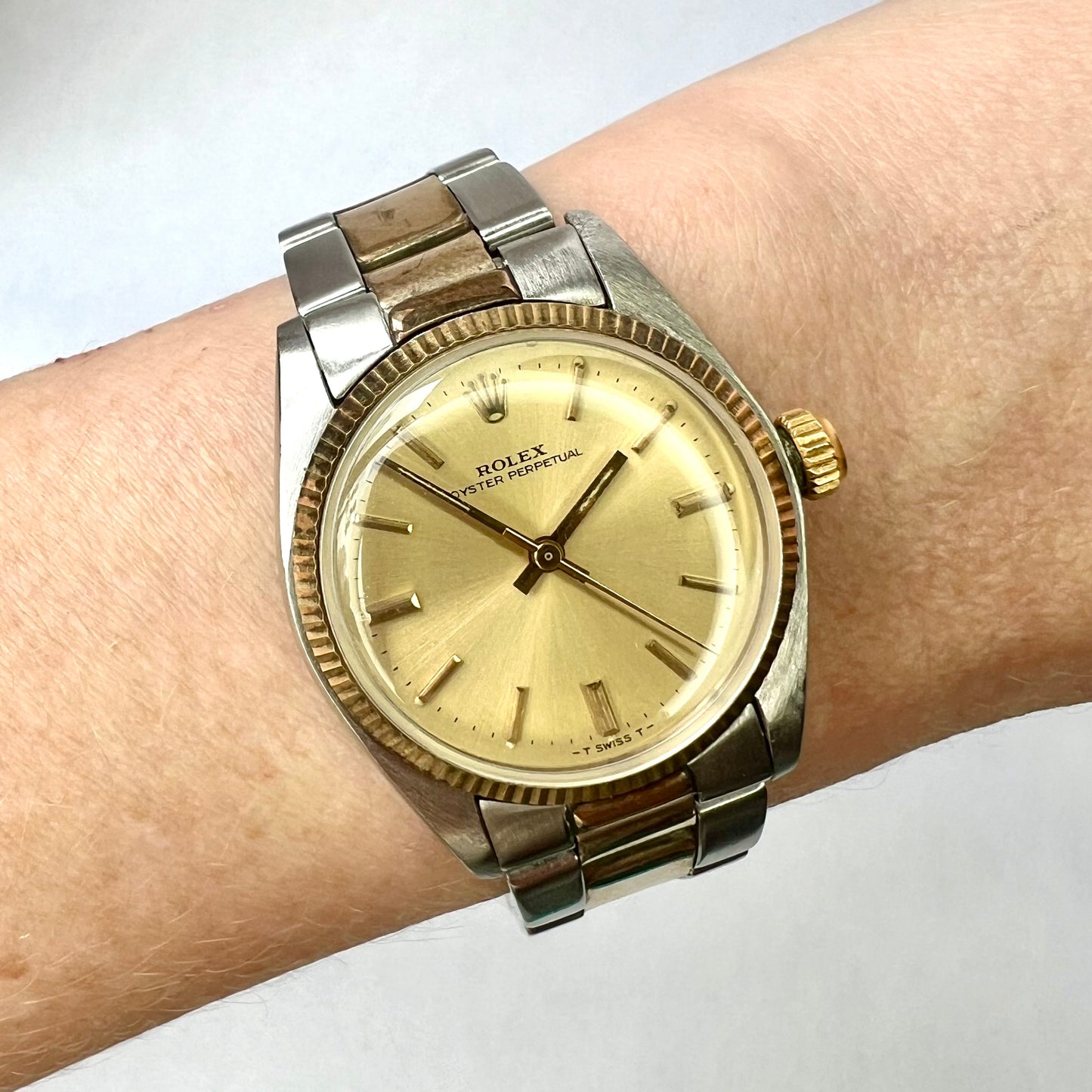 ROLEX Oyster Perpetual Automatic 31mm 2 Tone Oyster Bracelet Watch