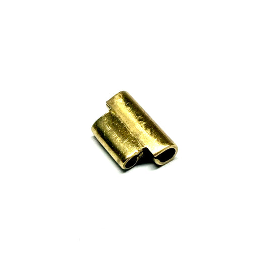CARTIER SANTOS 7.38/4.97mm wide 18K Yellow Gold Deployment Buckle Connector 0.4g