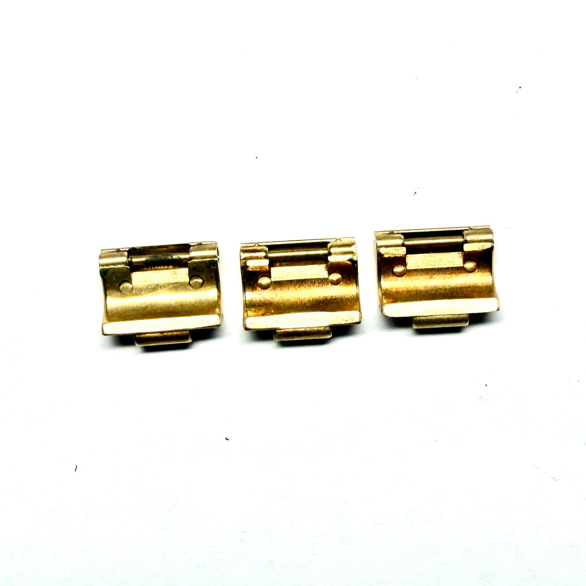 CARTIER SANTOS 10.07mm wide 18K Yellow Gold Complete Link 1.67g