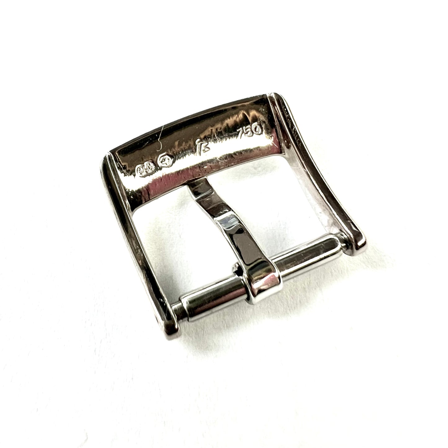 Authentic Pre Owned CHOPARD 14mm 18K White Gold Buckle stamped 750