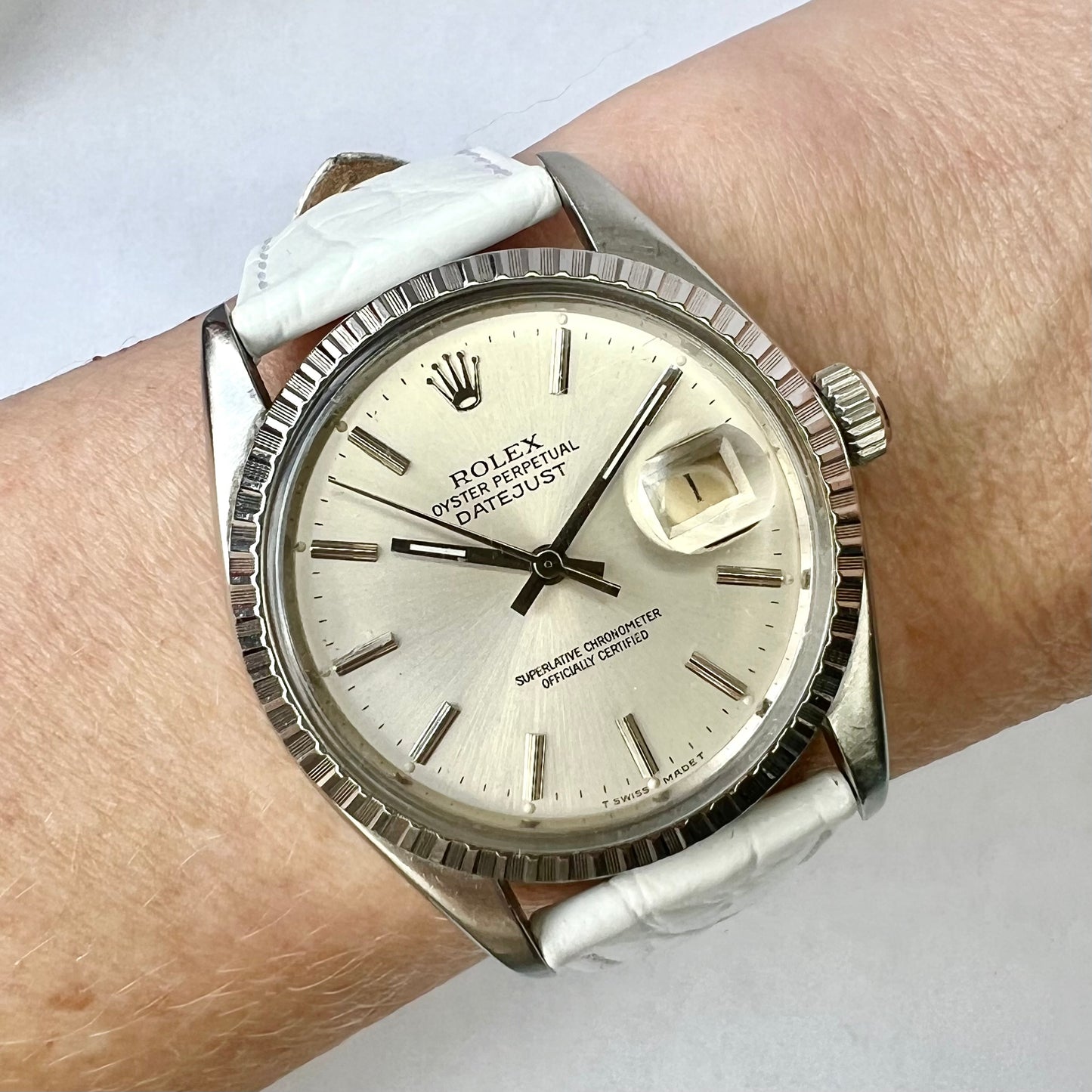 ROLEX Oyster Perpetual DATEJUST Automatic 36mm Steel Watch